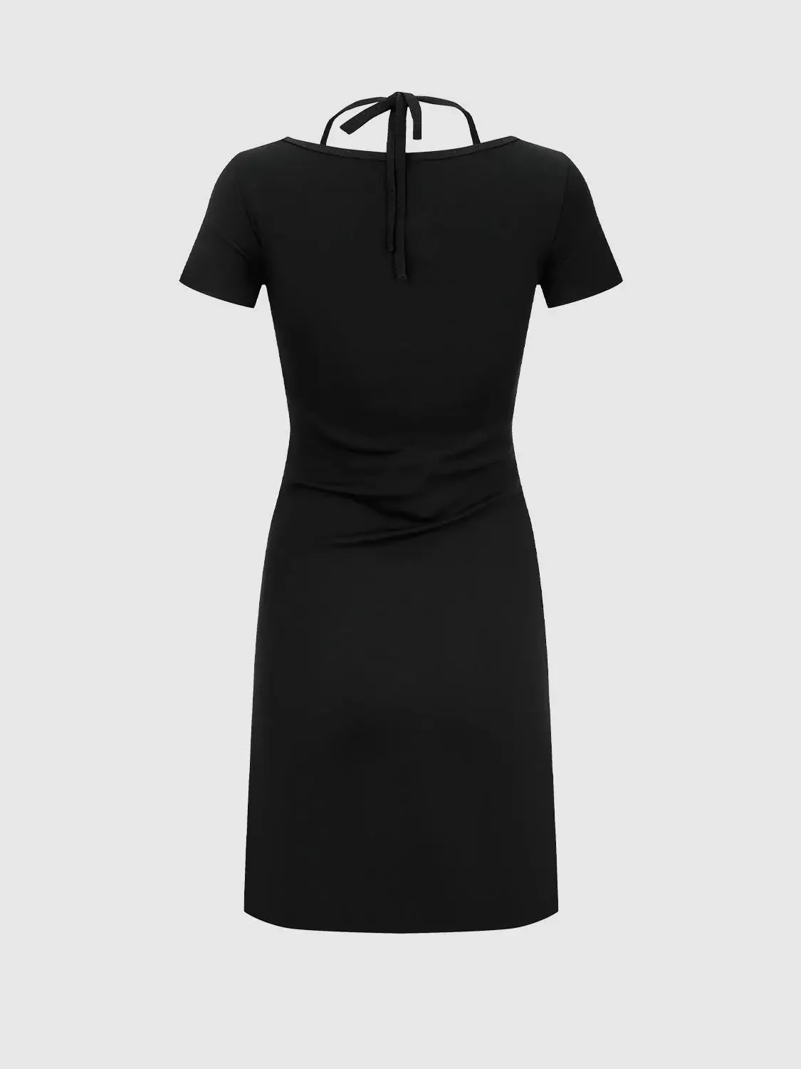 2192-cotton-blend-with-elastane-stretch-halter-neck-bow-a-line-midi-dresses-2.webp Cotton Blend With Elastane Stretch Halter Neck Bow A-Line Midi Dresses