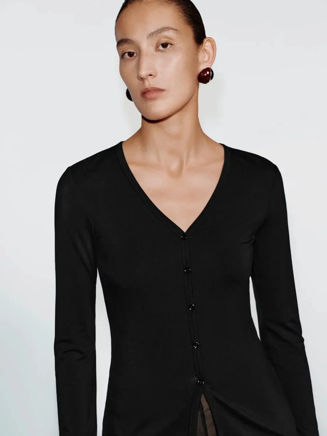 22000-v-neck-nipped-waist-button-up-jackets-11.webp V-Neck Nipped Waist Button Up Jackets