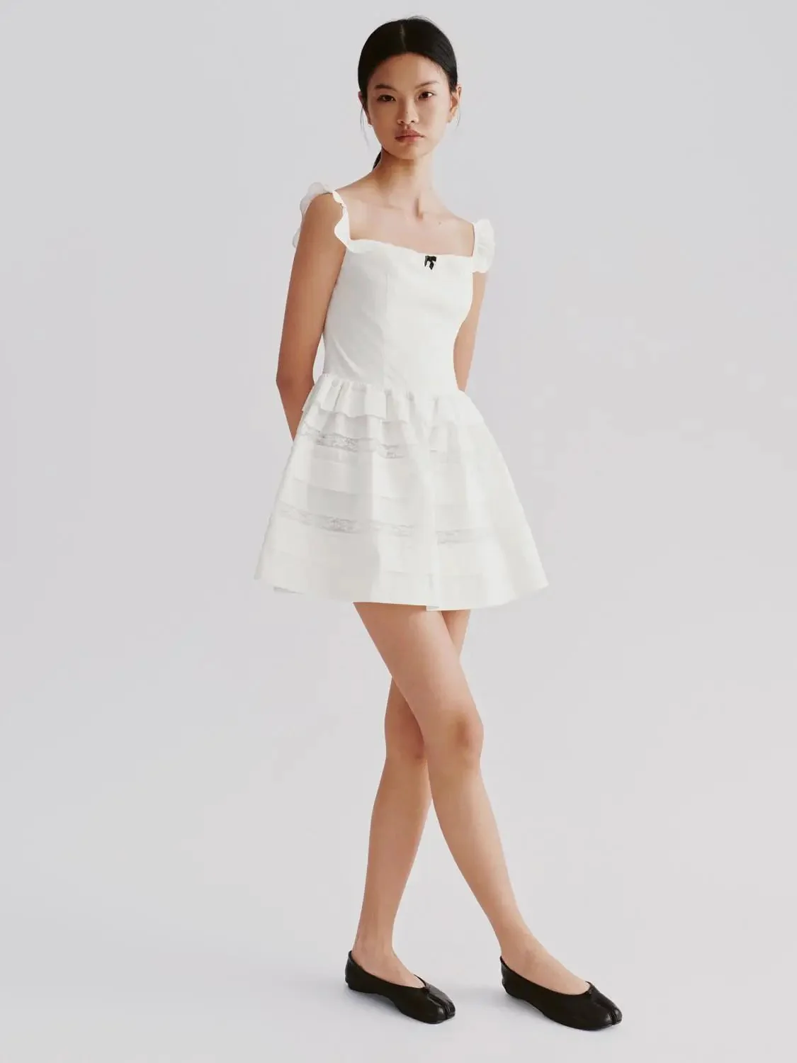 2204-cotton-blend-off-shoulder-tiered-lace-a-line-mini-dresses-5.webp Cotton Blend Off Shoulder Tiered Lace A-Line Mini Dresses
