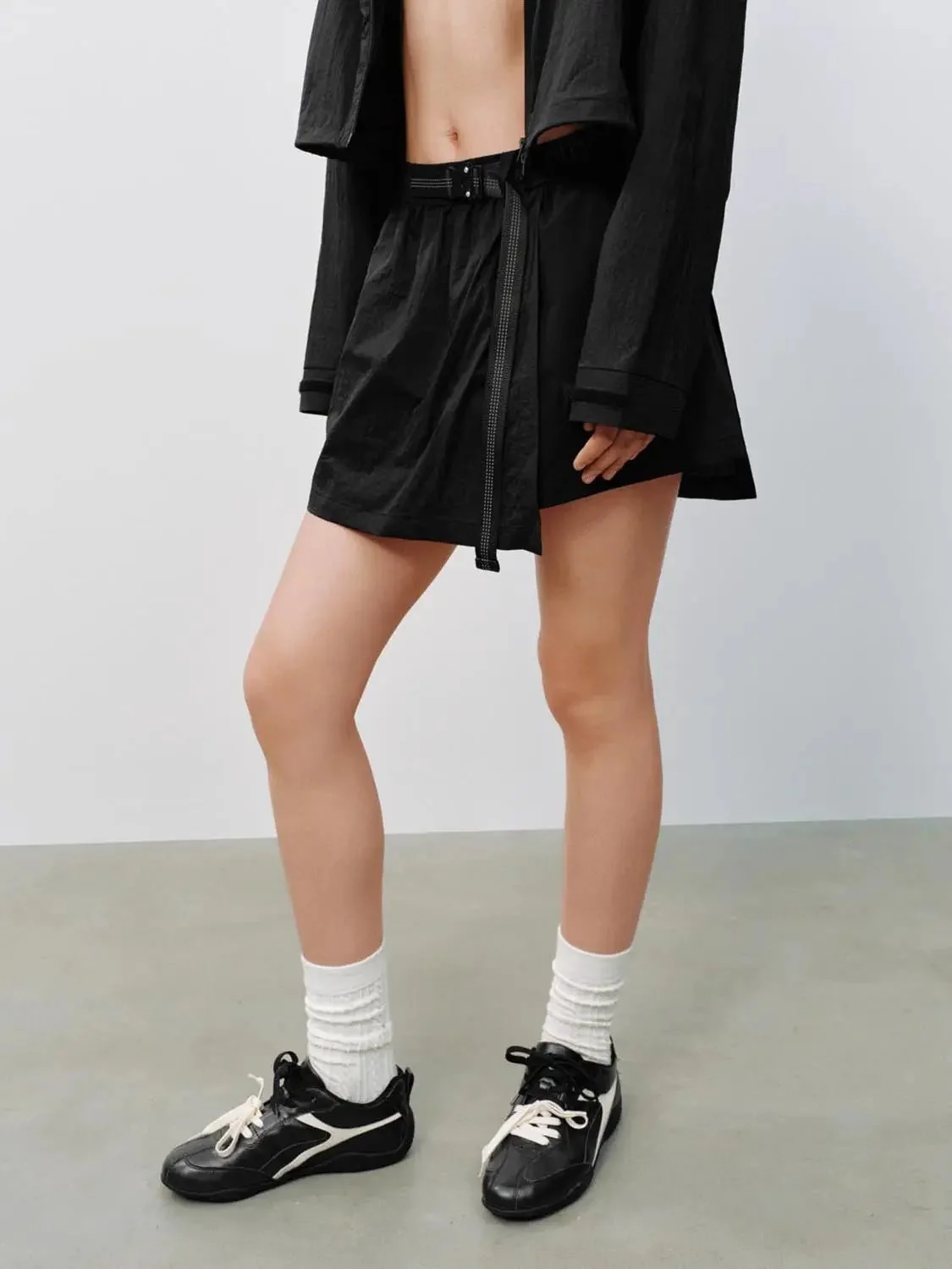 22089-pull-on-belted-wrap-straight-mini-skirts-3.webp Pull On Belted Wrap Straight Mini Skirts