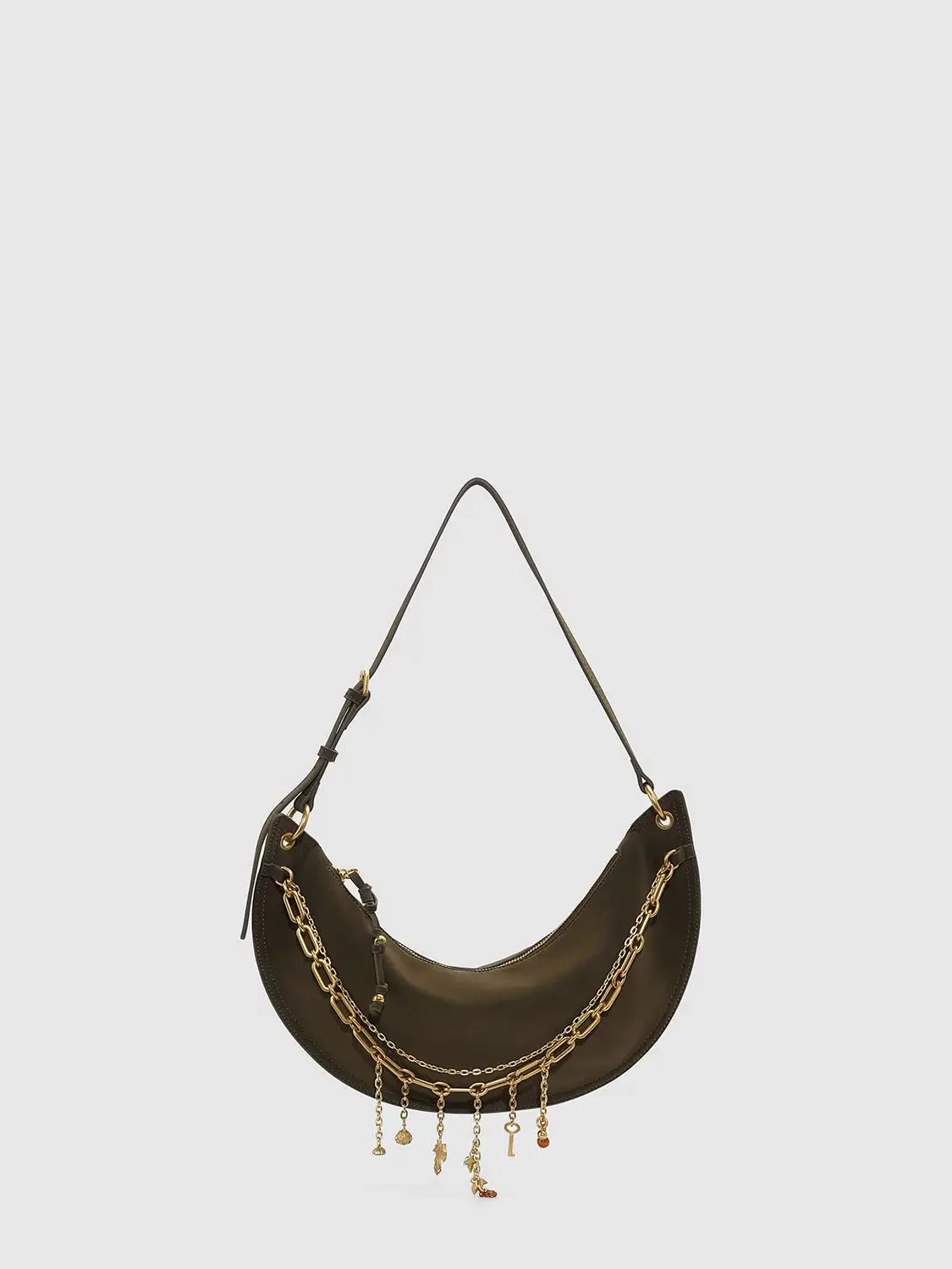 22165-chain-detail-faux-leather-crescent-shoulder-bags-1.webp Chain Detail Faux Leather Crescent Shoulder Bags