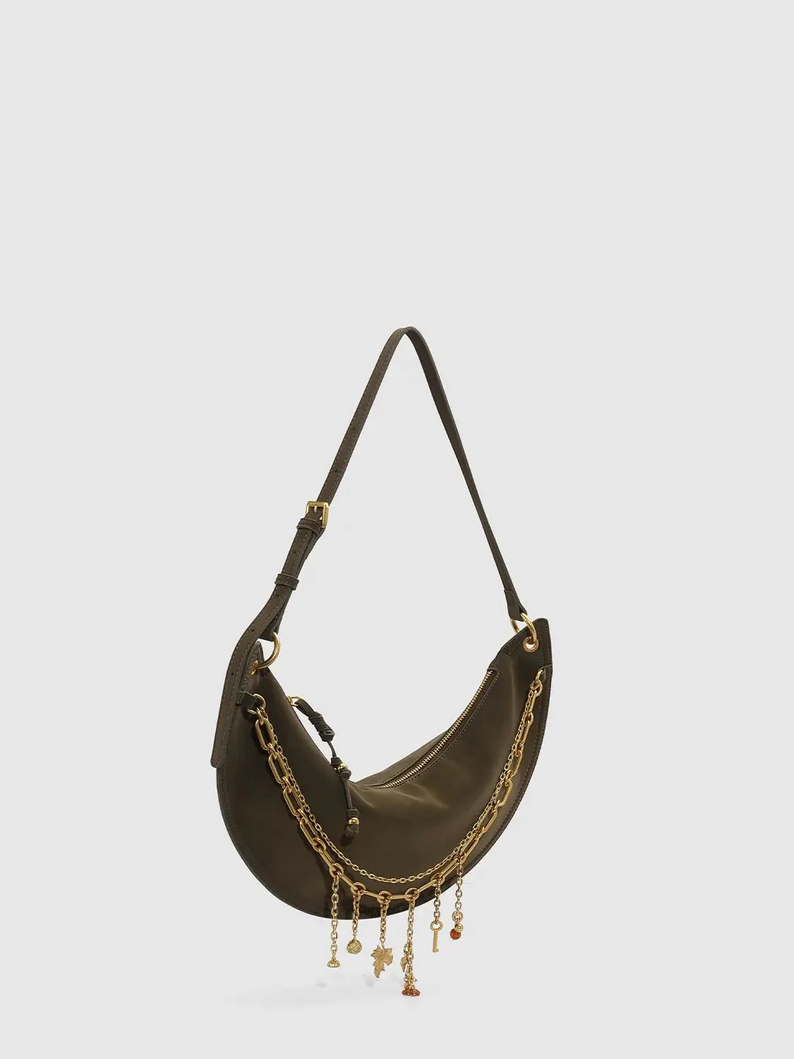 22165-chain-detail-faux-leather-crescent-shoulder-bags-3.webp Chain Detail Faux Leather Crescent Shoulder Bags