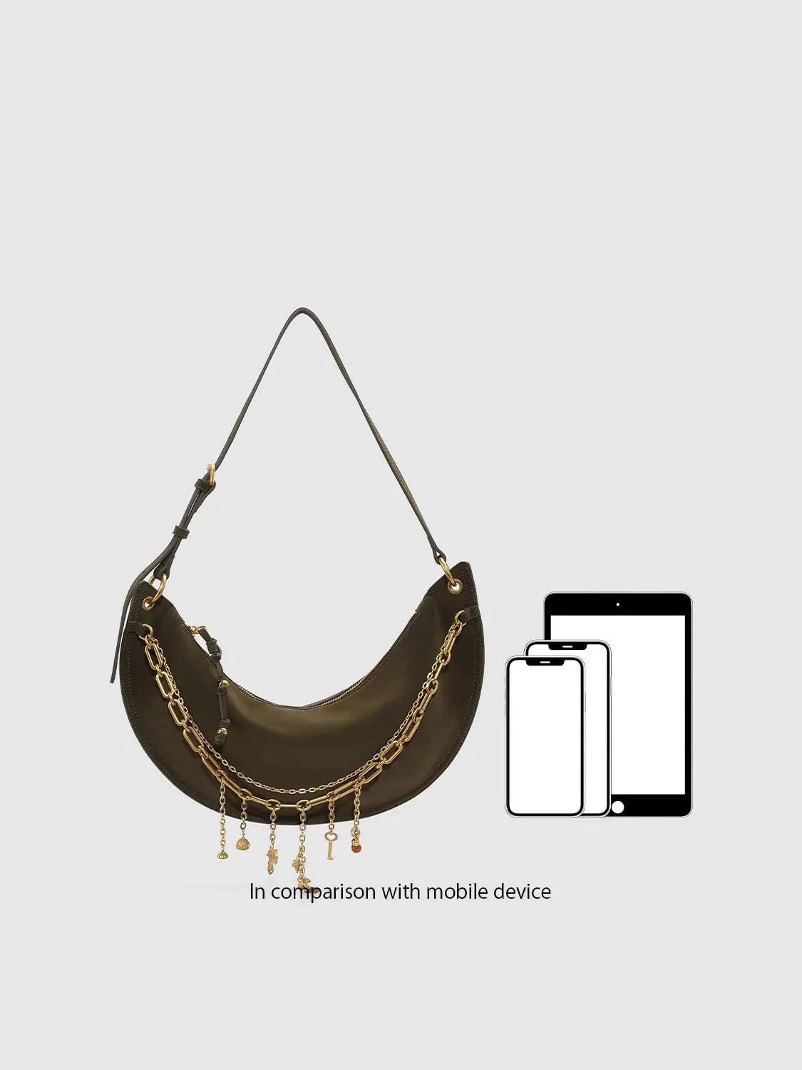 22165-chain-detail-faux-leather-crescent-shoulder-bags-7.webp Chain Detail Faux Leather Crescent Shoulder Bags