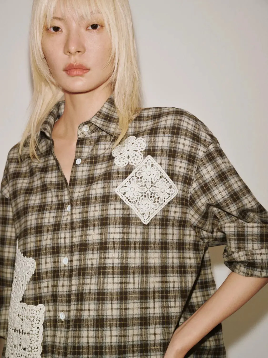 22180-lace-patched-check-shirts-3.webp Lace Patched Check Shirts