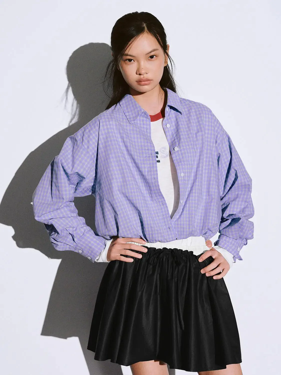22192-check-balloon-hem-overhead-shirts-1.webp Check Balloon Hem Overhead Shirts