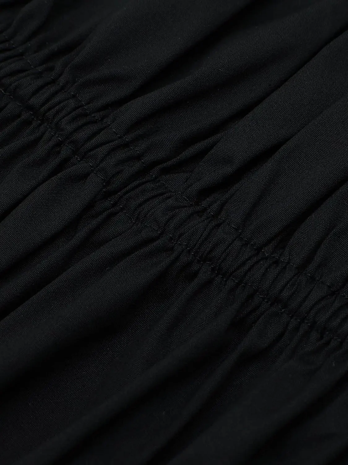Ruffle Detail Strappy Balloon Hem Cami Tops