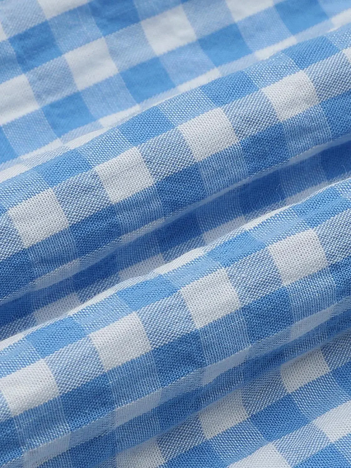 2228-gingham-cotton-elastane-smocked-waist-a-line-midi-dresses-3.webp Gingham Cotton Elastane Smocked Waist A-Line Midi Dresses
