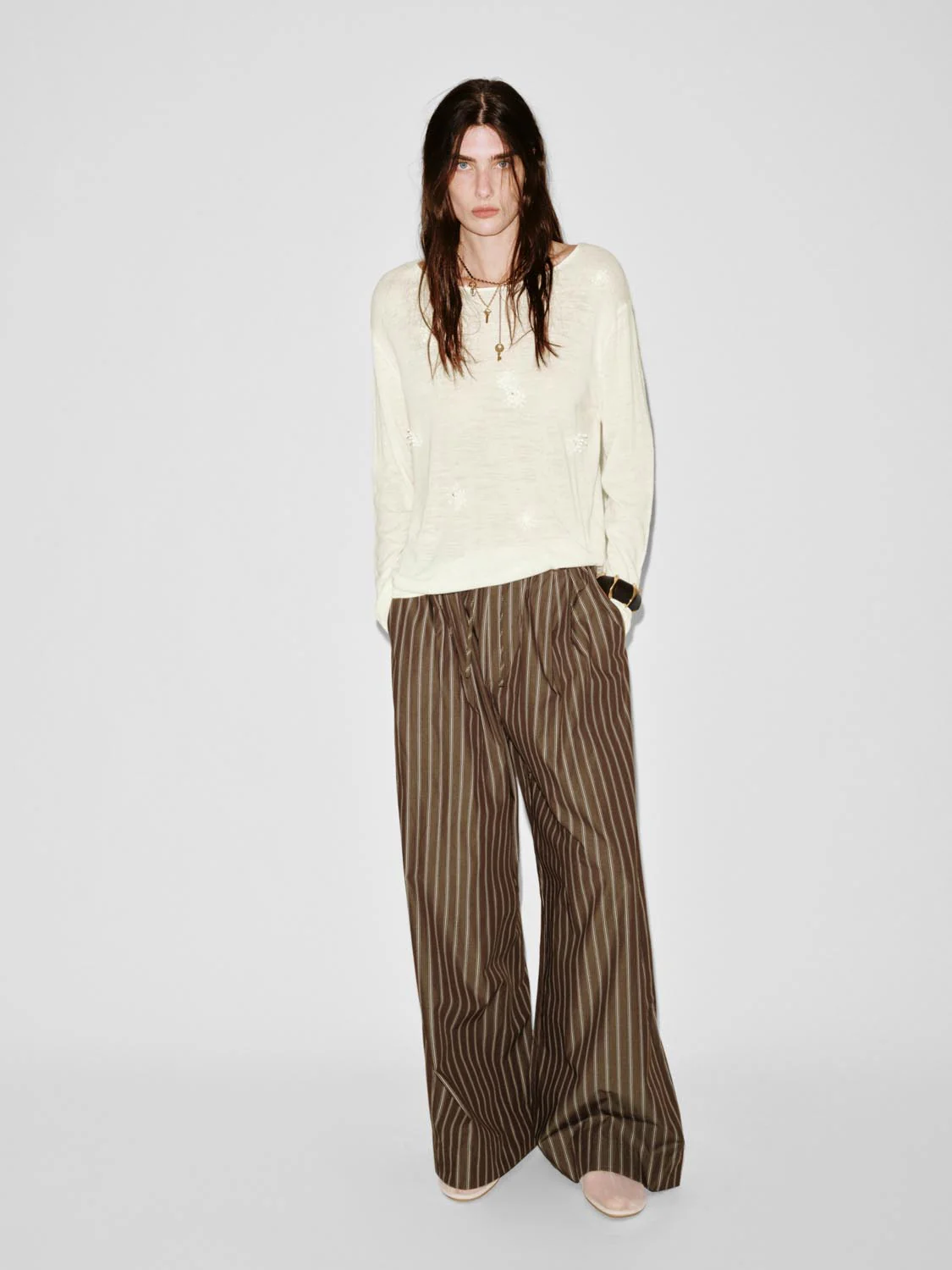 22294-cotton-contrast-striped-pull-on-wide-leg-pants-7.webp Cotton Contrast Striped Pull On Wide Leg Pants