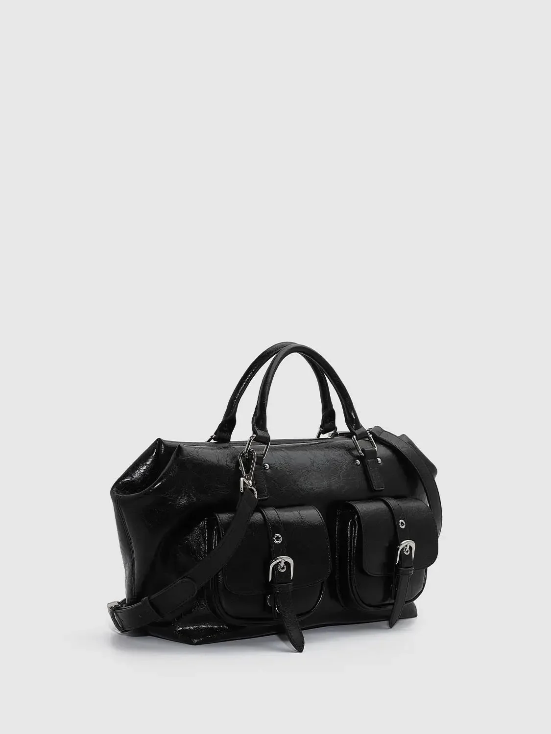 22321-oversized-faux-leather-multi-pocket-handle-shoulder-bags-3.webp Oversized Faux Leather Multi-Pocket Handle Shoulder Bags