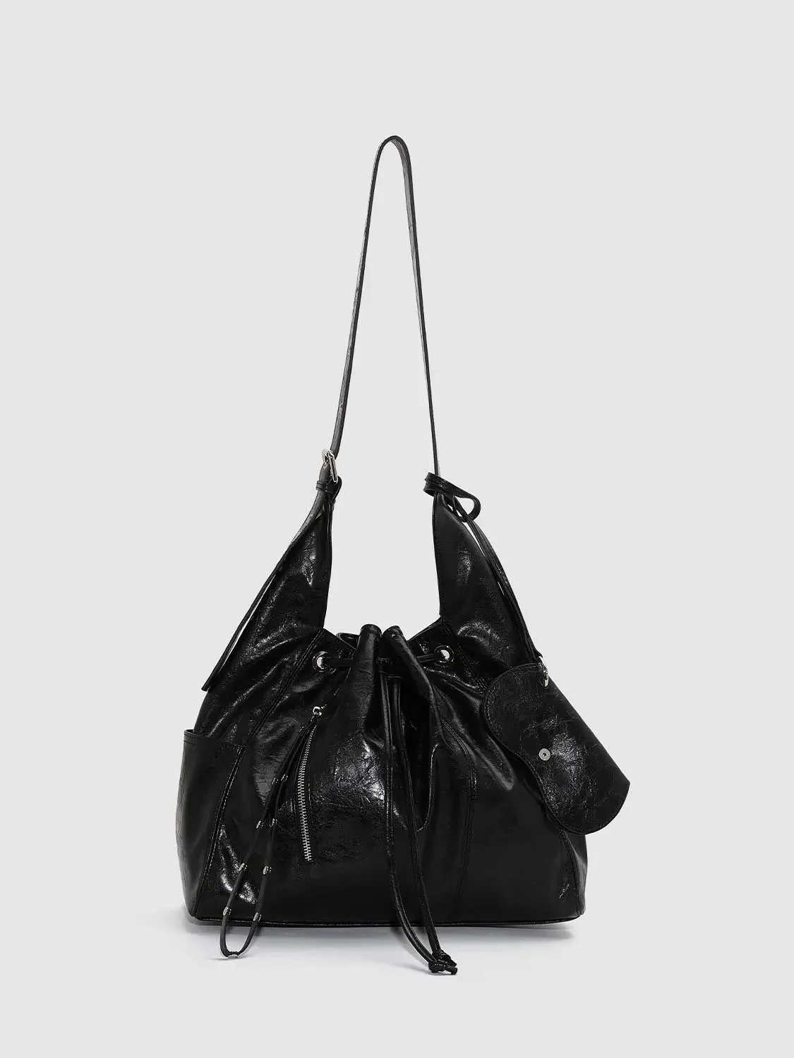 22322-faux-leather-string-detail-shoulder-bags-1.webp Faux Leather String Detail Shoulder Bags