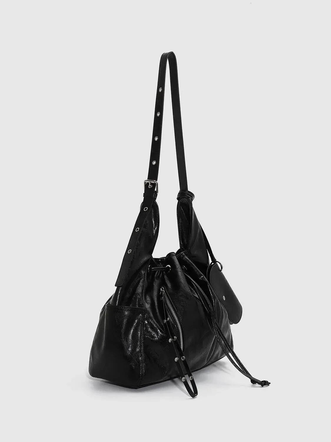 22322-faux-leather-string-detail-shoulder-bags-3.webp Faux Leather String Detail Shoulder Bags