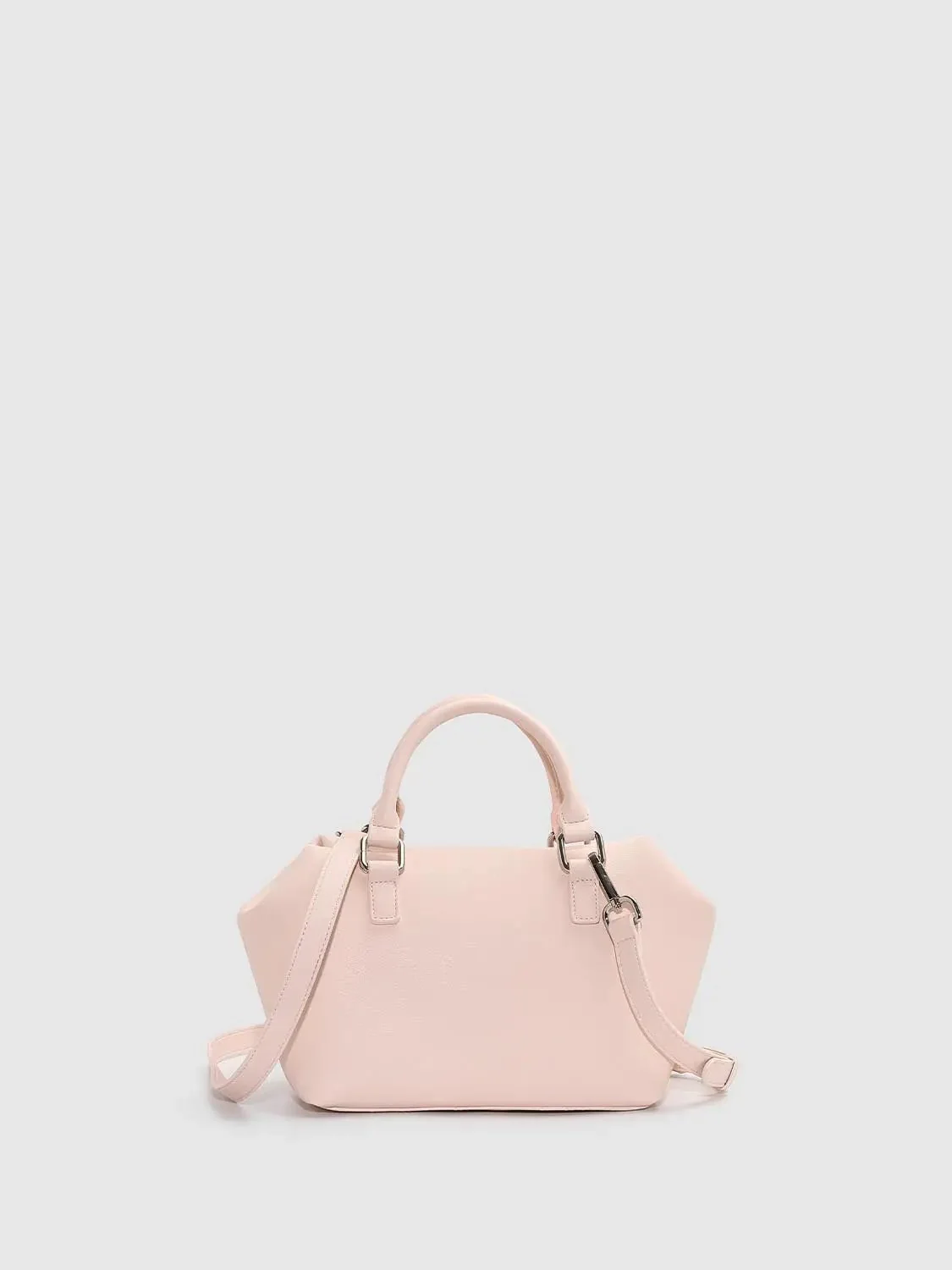 Faux Leather Multi-Pocket Handle Shoulder Bags