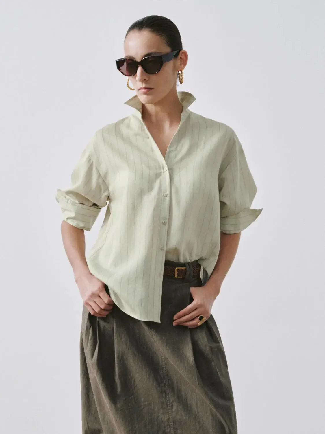 22386-v-neck-contrast-striped-shirts-18.webp V-Neck Contrast Striped Shirts