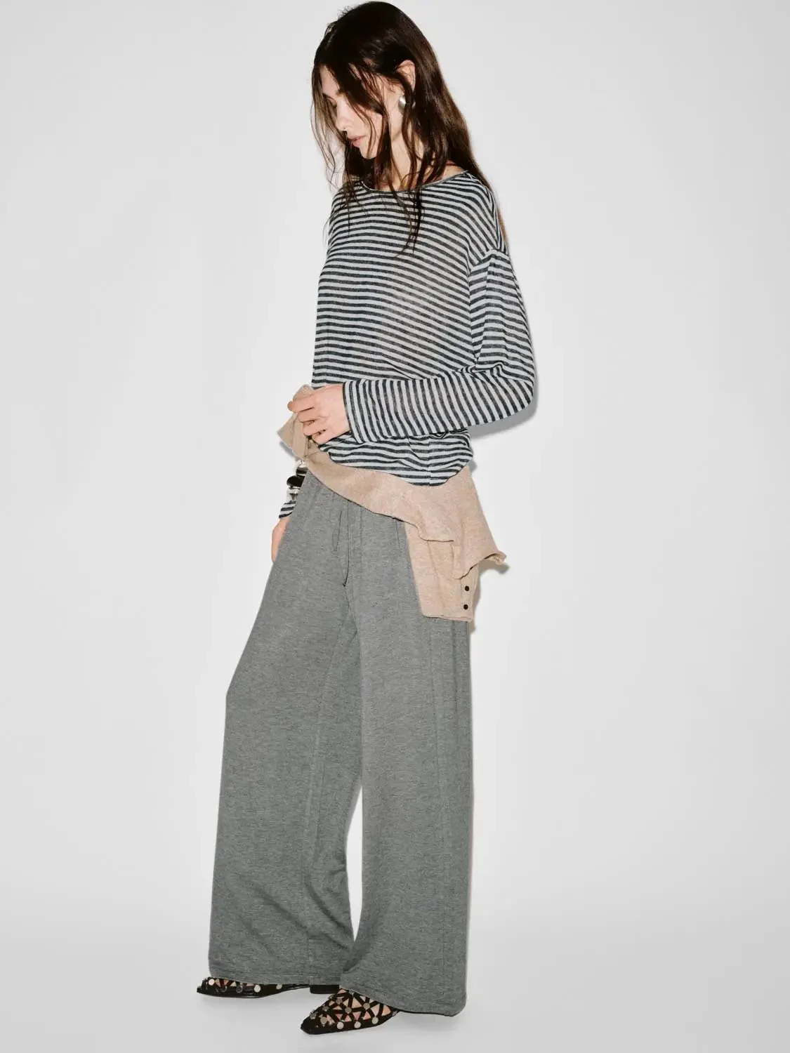 22430-viscose-linen-striped-knit-crew-neck-long-sleeve-t-shirts-5.webp Viscose Linen Striped Knit Crew Neck Long Sleeve T Shirts