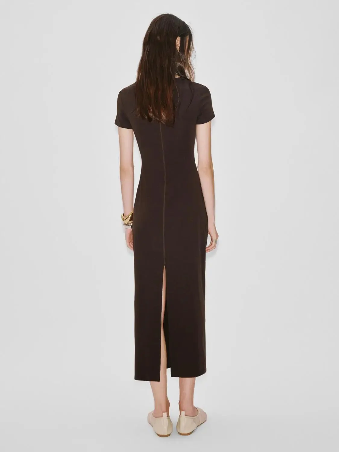 22435-cotton-lyocell-blend-scoop-neck-short-sleeve-midi-dresses-14.webp Cotton Lyocell Blend Scoop Neck Short Sleeve Midi Dresses