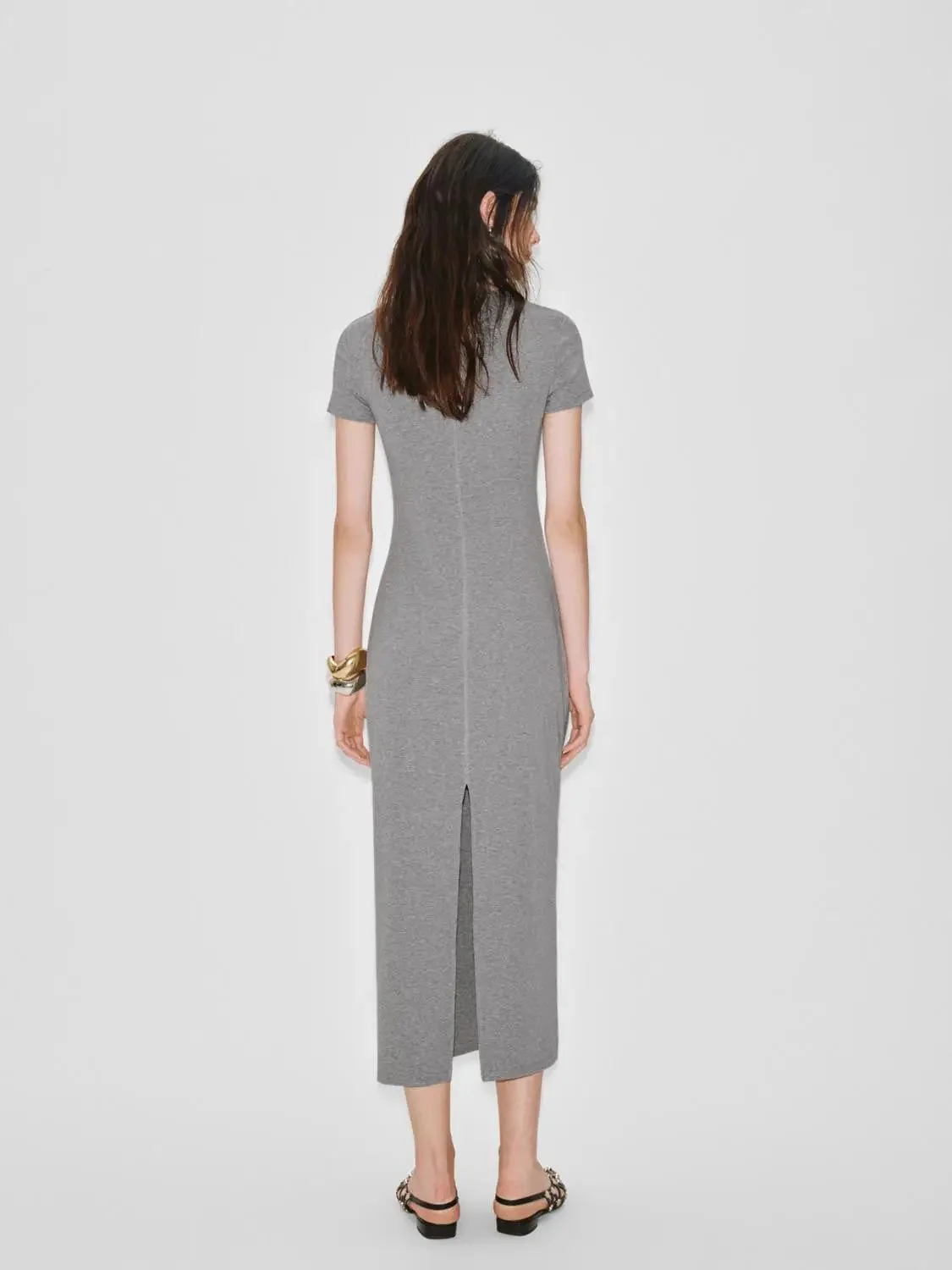 22435-cotton-lyocell-blend-scoop-neck-short-sleeve-midi-dresses-22.webp Cotton Lyocell Blend Scoop Neck Short Sleeve Midi Dresses
