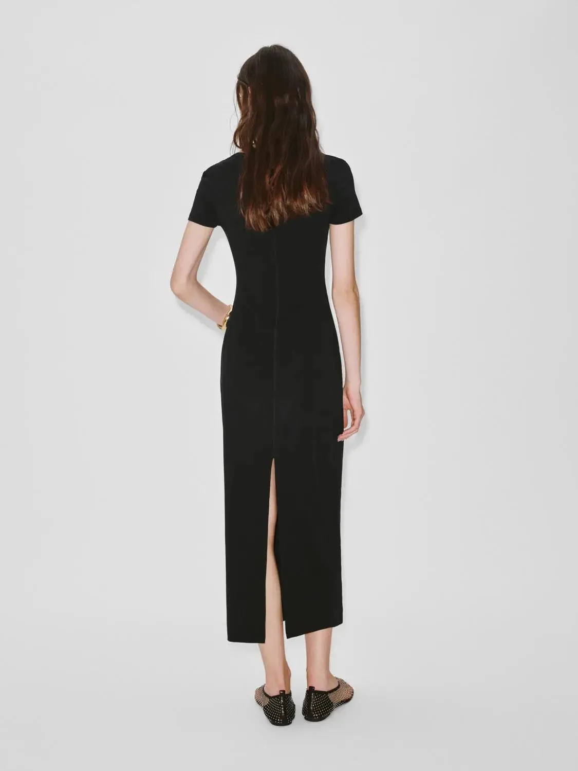 22435-cotton-lyocell-blend-scoop-neck-short-sleeve-midi-dresses-6.webp Cotton Lyocell Blend Scoop Neck Short Sleeve Midi Dresses