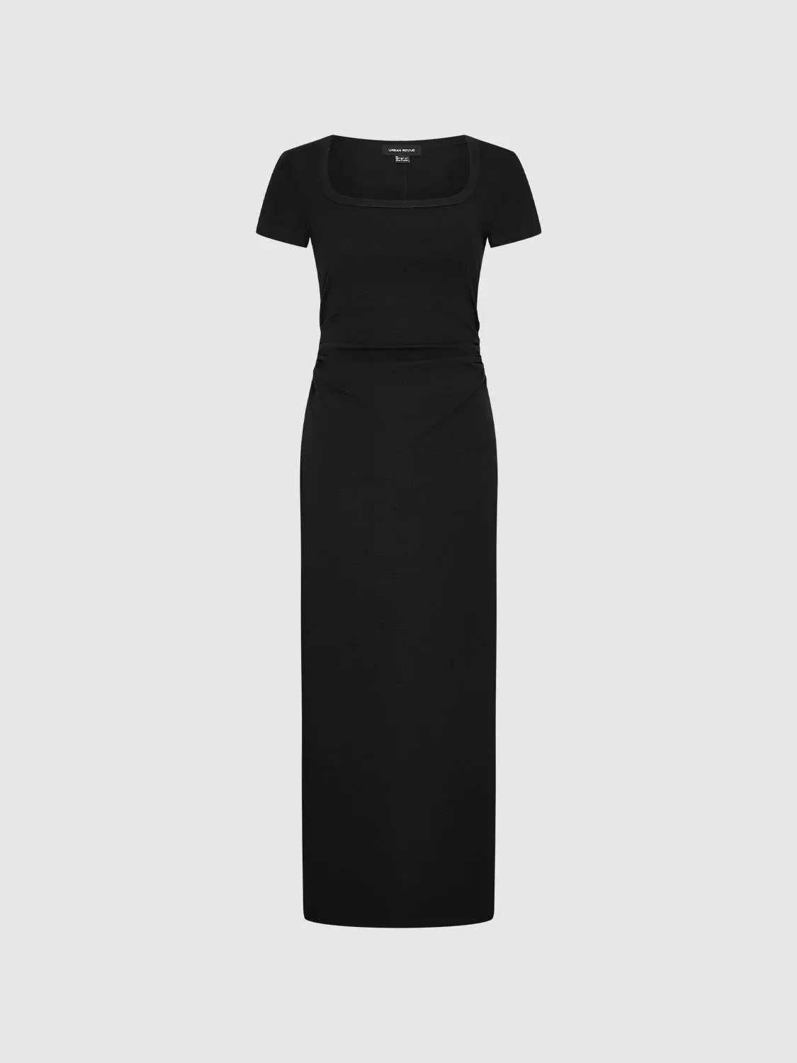 22435-cotton-lyocell-blend-scoop-neck-short-sleeve-midi-dresses-7.webp Cotton Lyocell Blend Scoop Neck Short Sleeve Midi Dresses
