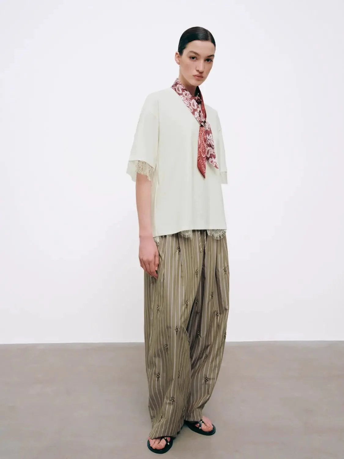 22463-pull-on-drawstring-beaded-striped-wide-leg-pants-6.webp Pull On Drawstring Beaded Striped Wide Leg Pants