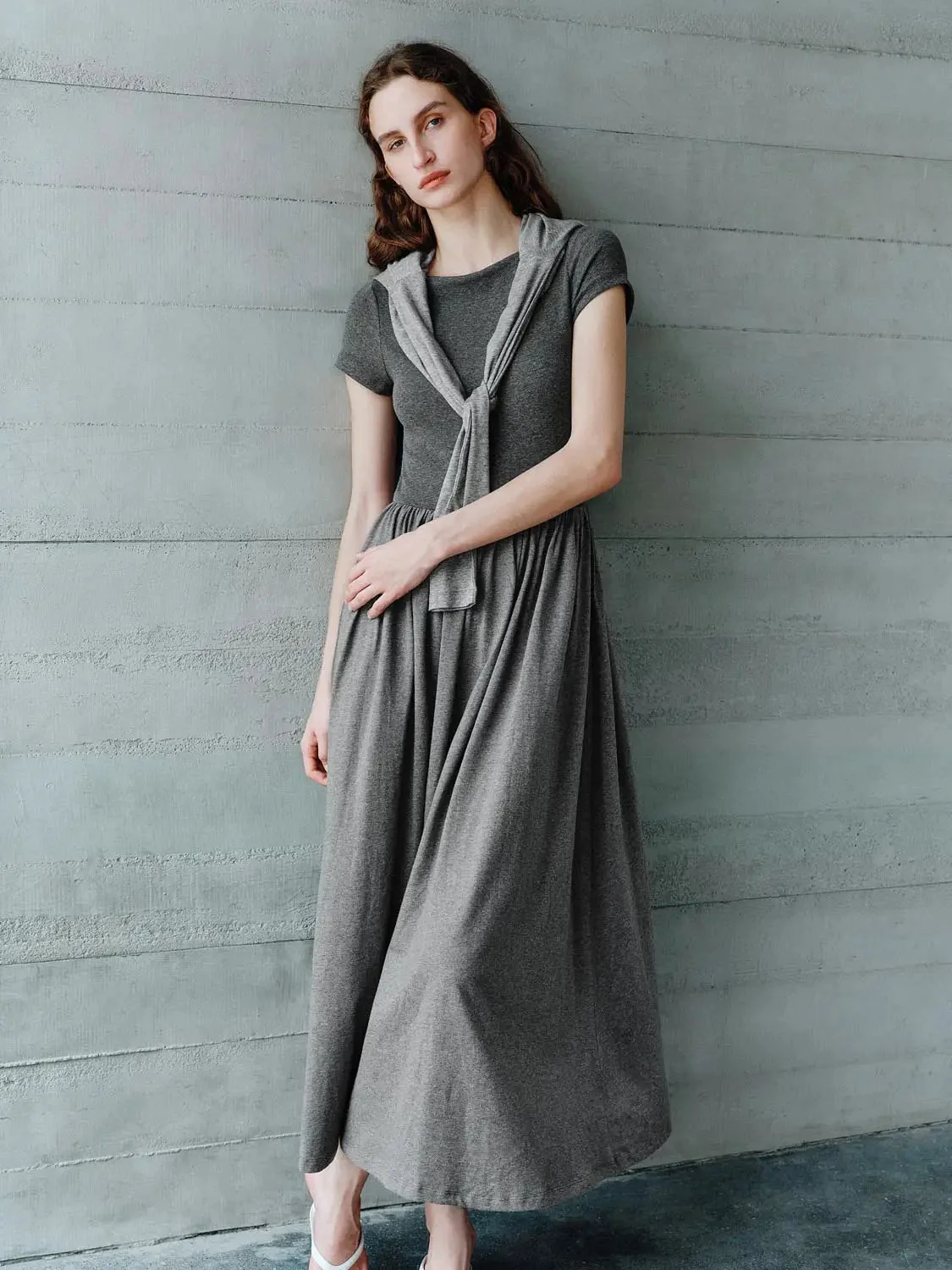 2251-viscose-cotton-blend-elegant-a-line-maxi-dress-11.webp Viscose Cotton Blend Elegant A Line Maxi Dress