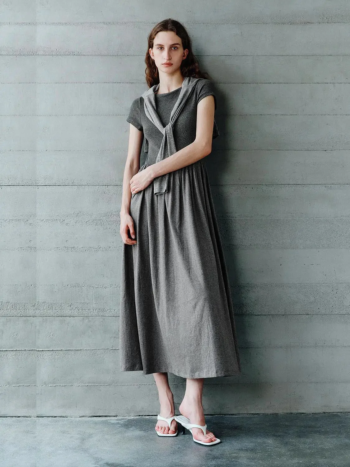 2251-viscose-cotton-blend-elegant-a-line-maxi-dress-9.webp Viscose Cotton Blend Elegant A Line Maxi Dress