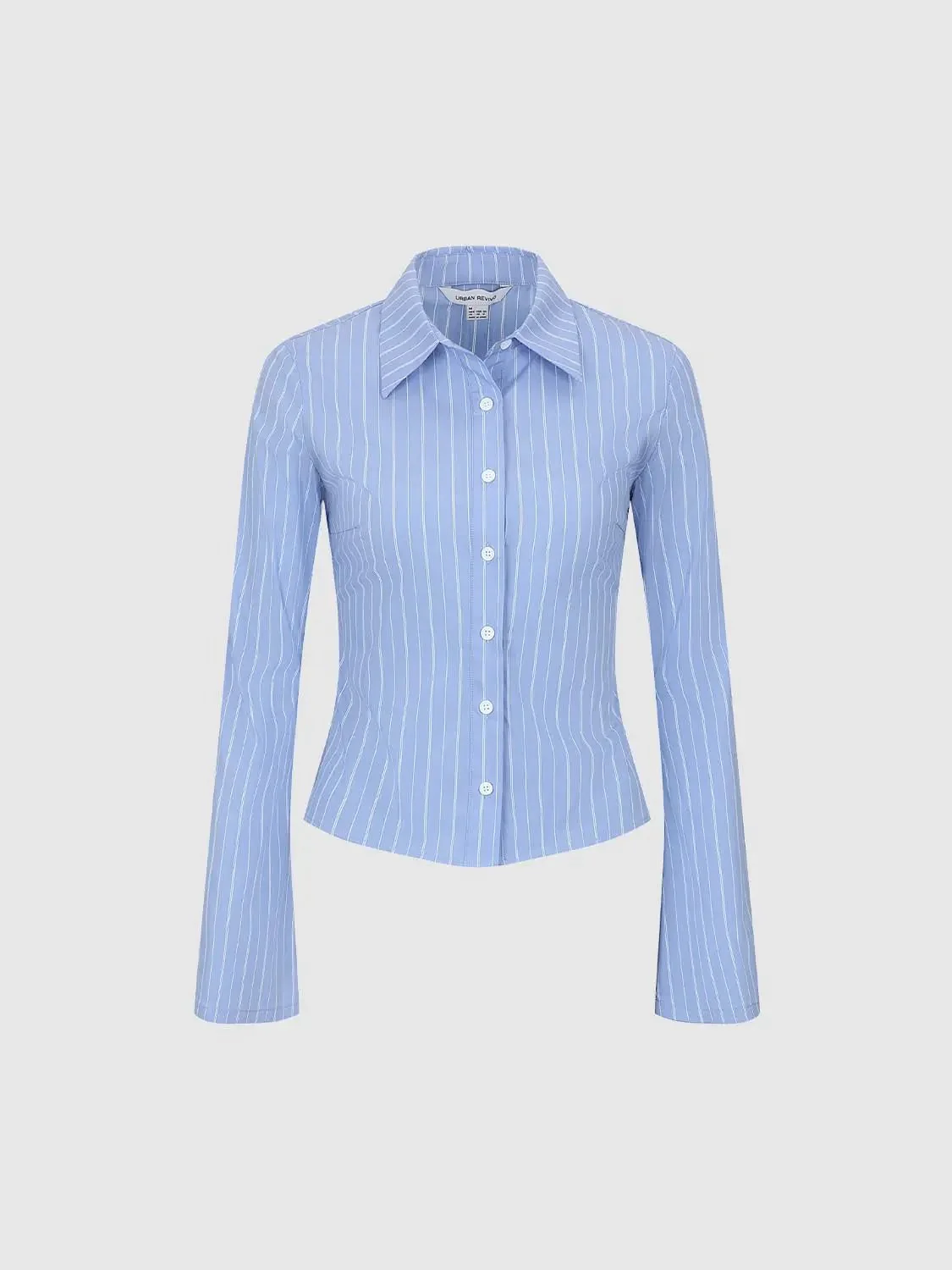 Flare Sleeve Nipped Waist Shirts