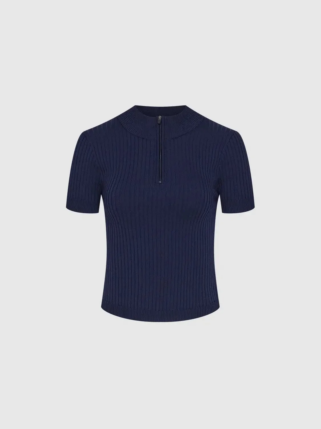 22605-cutout-mock-neck-half-zip-ribbed-knit-slim-fit-shirt-7.webp Cutout Mock Neck Half Zip Ribbed Knit Slim Fit Shirt