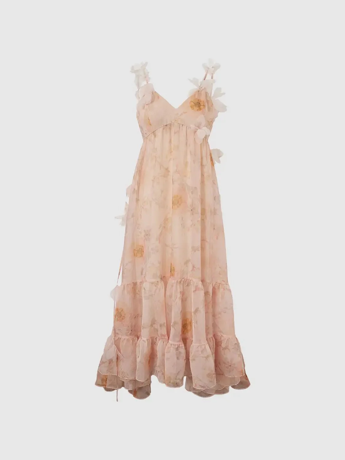 2262-floral-decor-a-line-maxi-with-soft-pastel-bloom-print-dress-7.webp Floral Decor A Line Maxi With Soft Pastel Bloom Print Dress