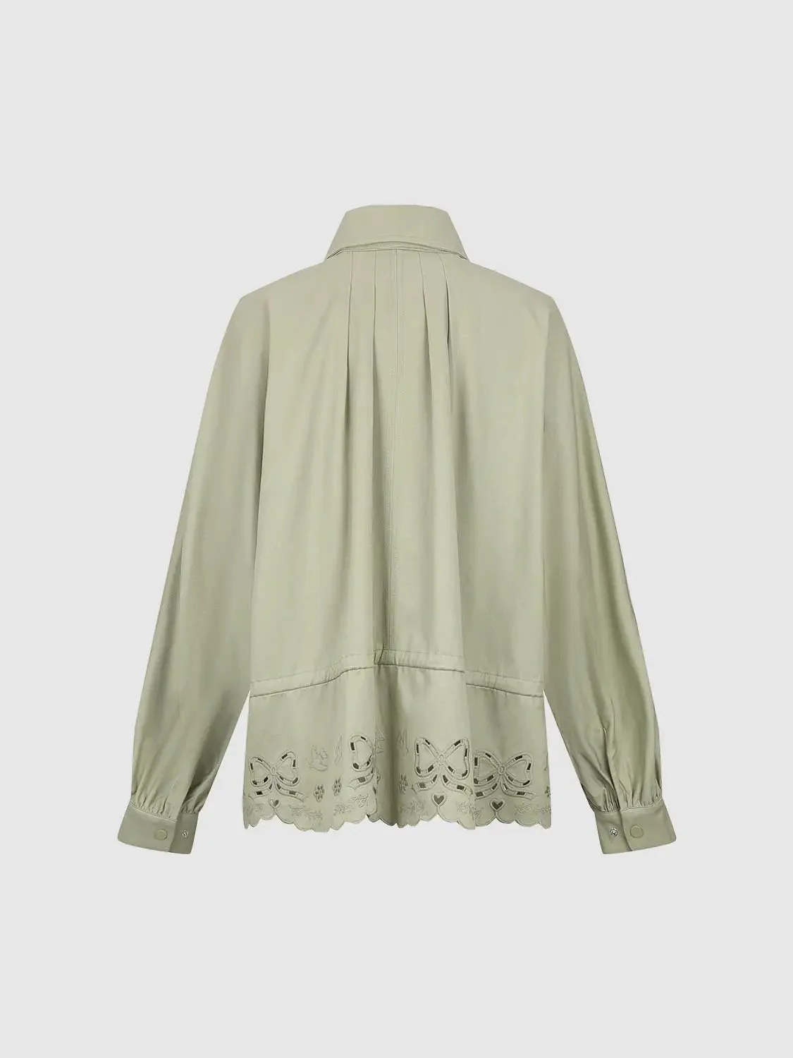 22712-cutwork-drawstring-collared-jackets-2.webp Cutwork Drawstring Collared Jackets