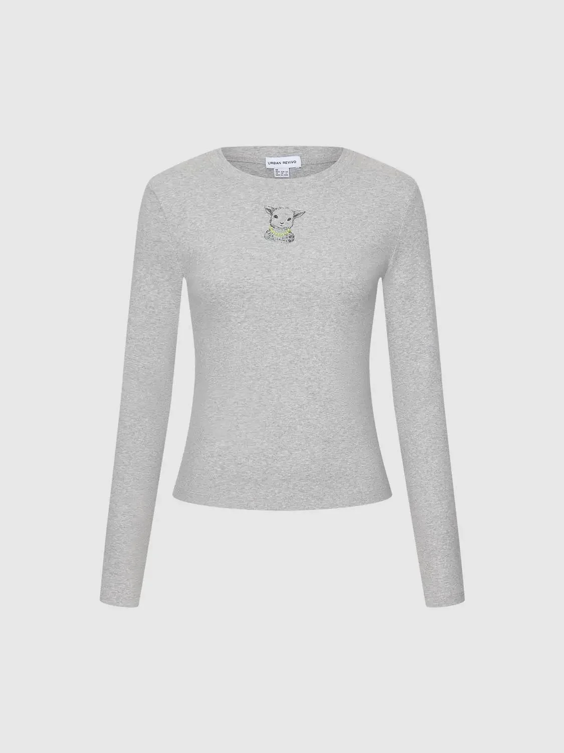 22729-cotton-blend-embroidered-dog-graphic-long-sleeve-t-shirt-7.webp Cotton Blend Embroidered Dog Graphic Long Sleeve T Shirt