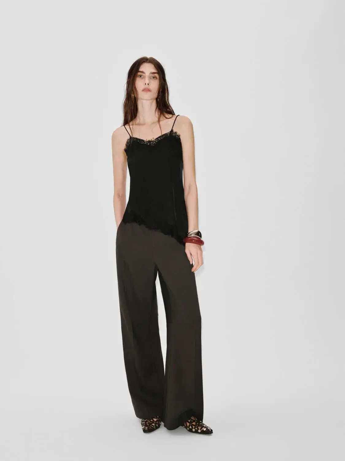 22782-elegant-lace-trim-asymmetric-silky-strappy-top-5.webp Elegant Lace Trim Asymmetric Silky Strappy Top