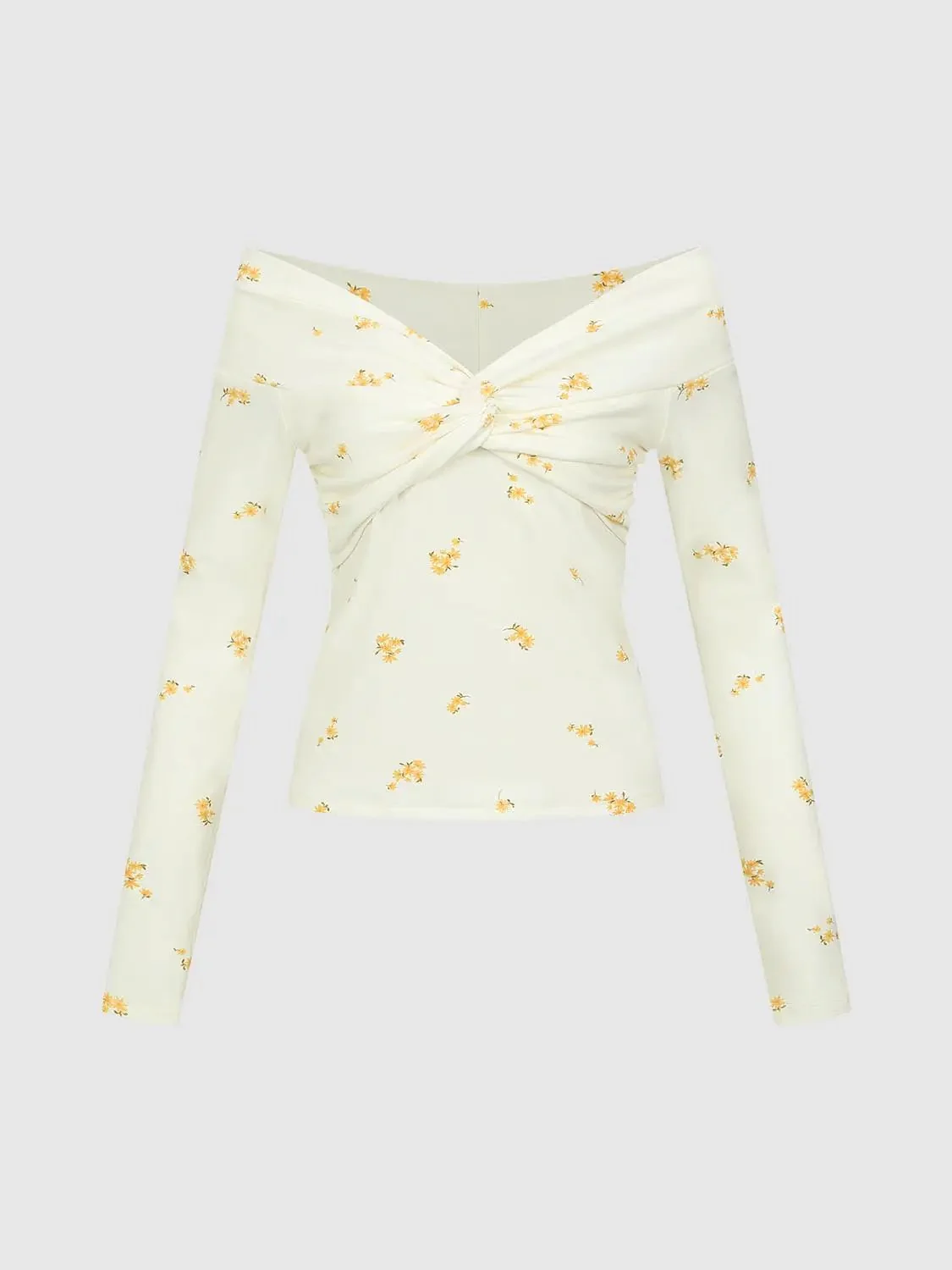 22865-floral-off-shoulder-cross-front-long-sleeve-top-7.webp Floral Off Shoulder Cross Front Long Sleeve Top