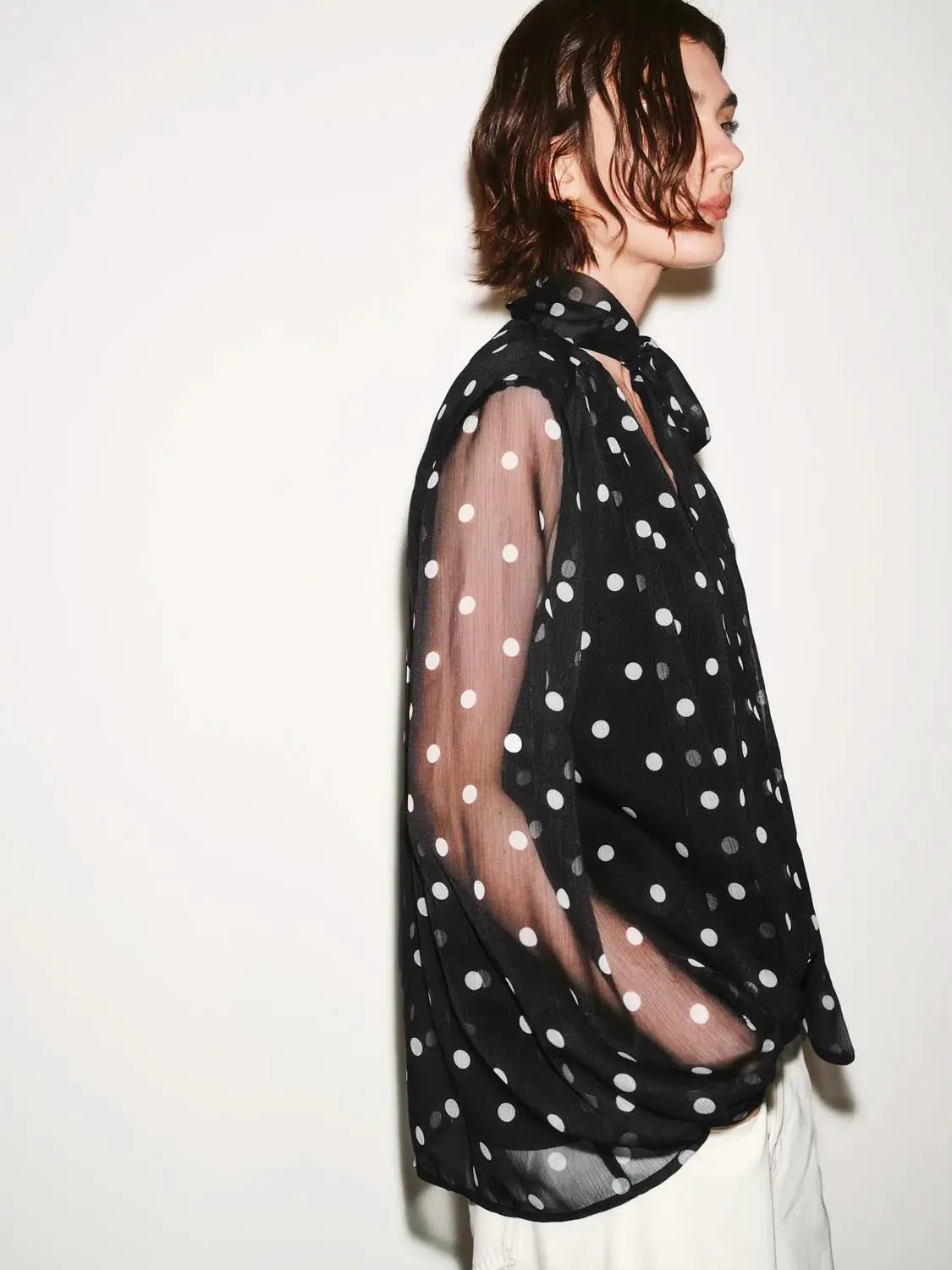 22909-polka-dotted-scarf-neck-overhead-shirts-2.webp Polka Dotted Scarf Neck Overhead Shirts