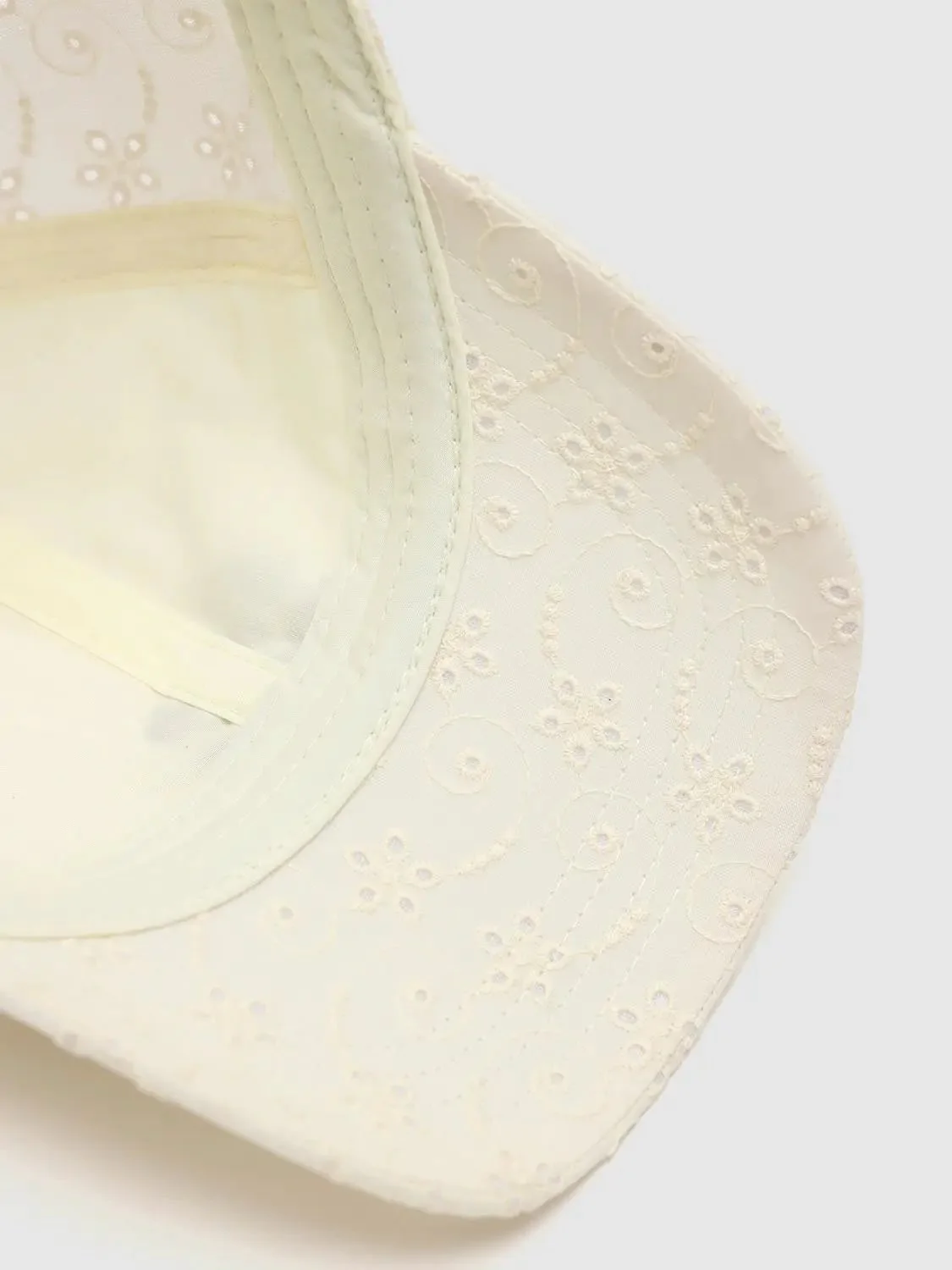 2298-soft-cream-embroidered-floral-cotton-caps-4.webp Soft Cream Embroidered Floral Cotton Caps