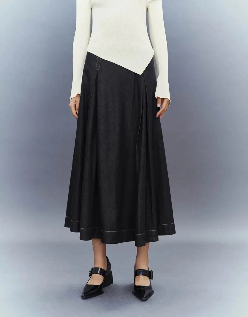 2303-midi-a-line-denim-skirt-1.webp Midi A-Line Denim Skirt