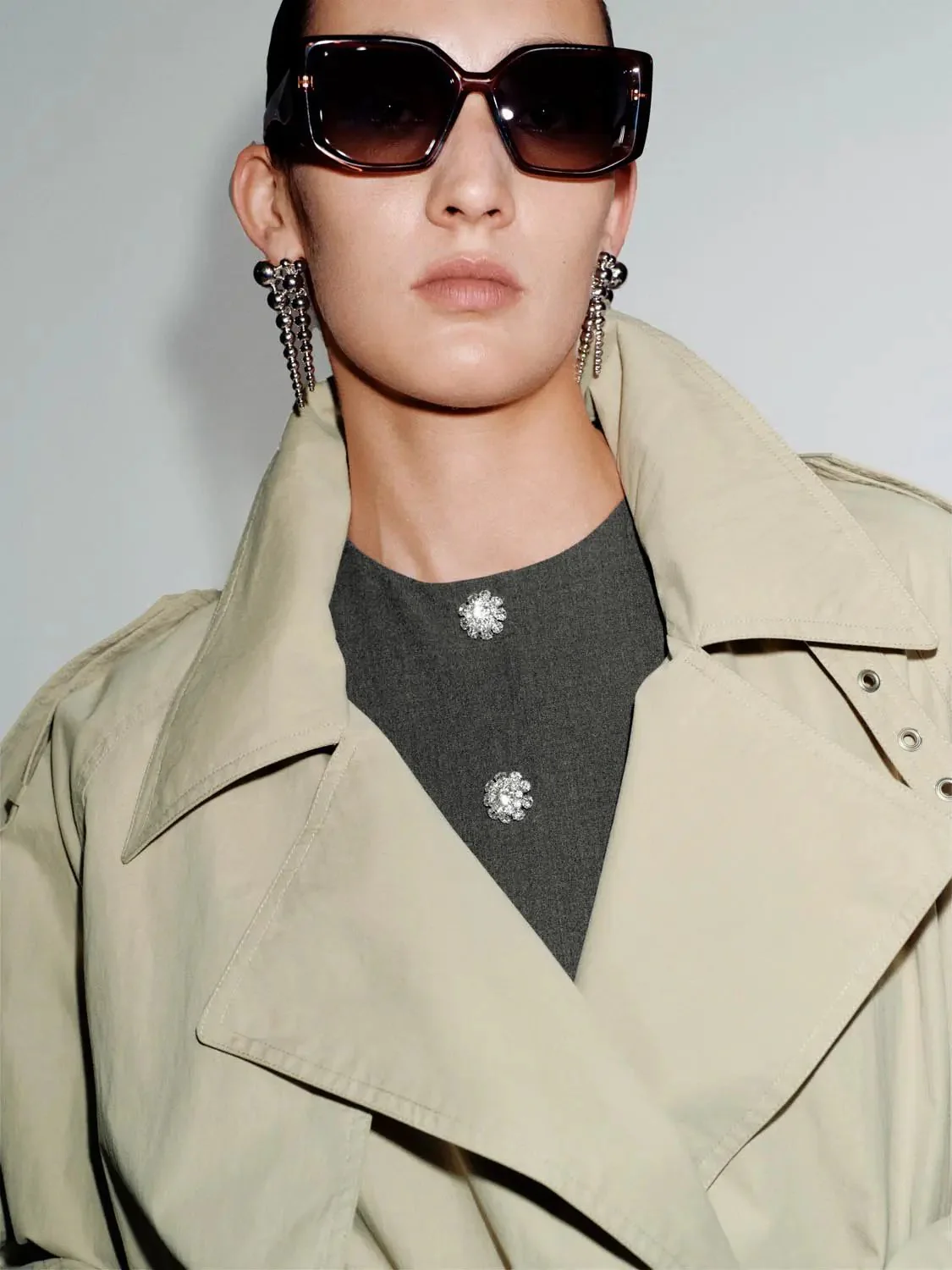 Lapelled Belted Jackets