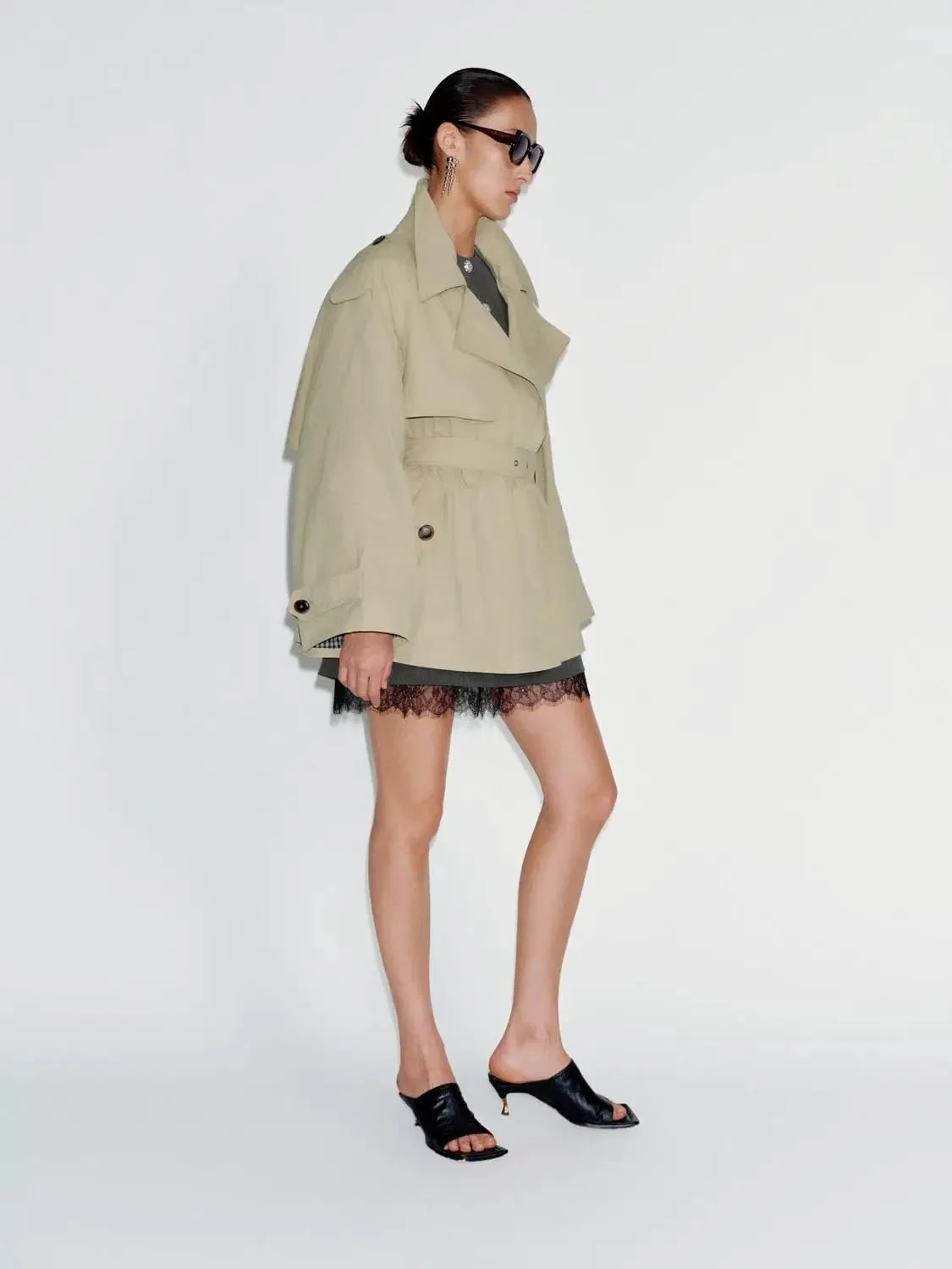 Lapelled Belted Jackets