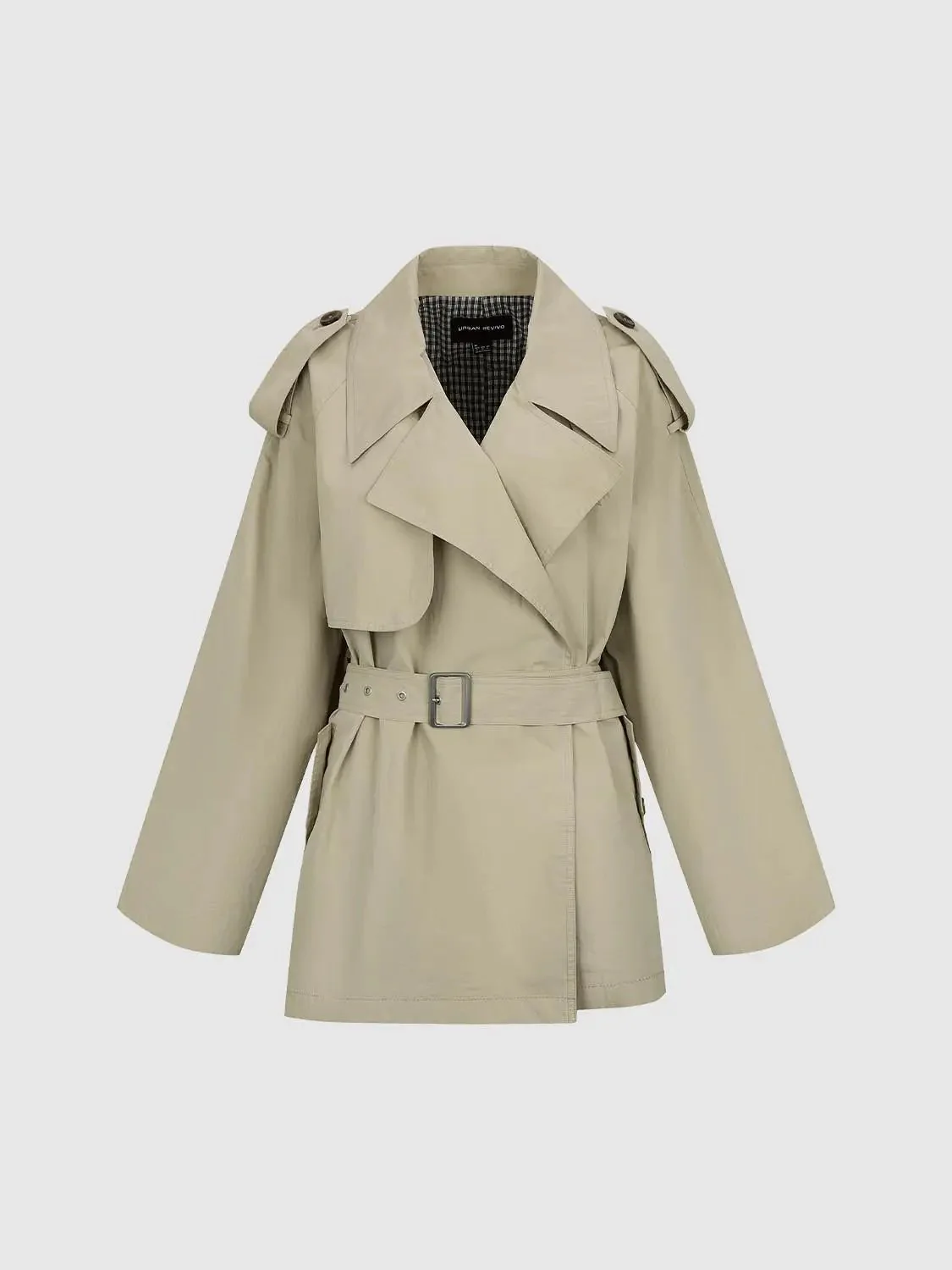 Lapelled Belted Jackets