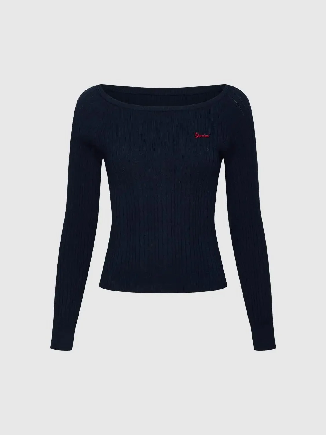 23111-embroidered-boat-neck-long-sleeve-knitted-t-shirts-7.webp Embroidered Boat Neck Long Sleeve Knitted T-Shirts