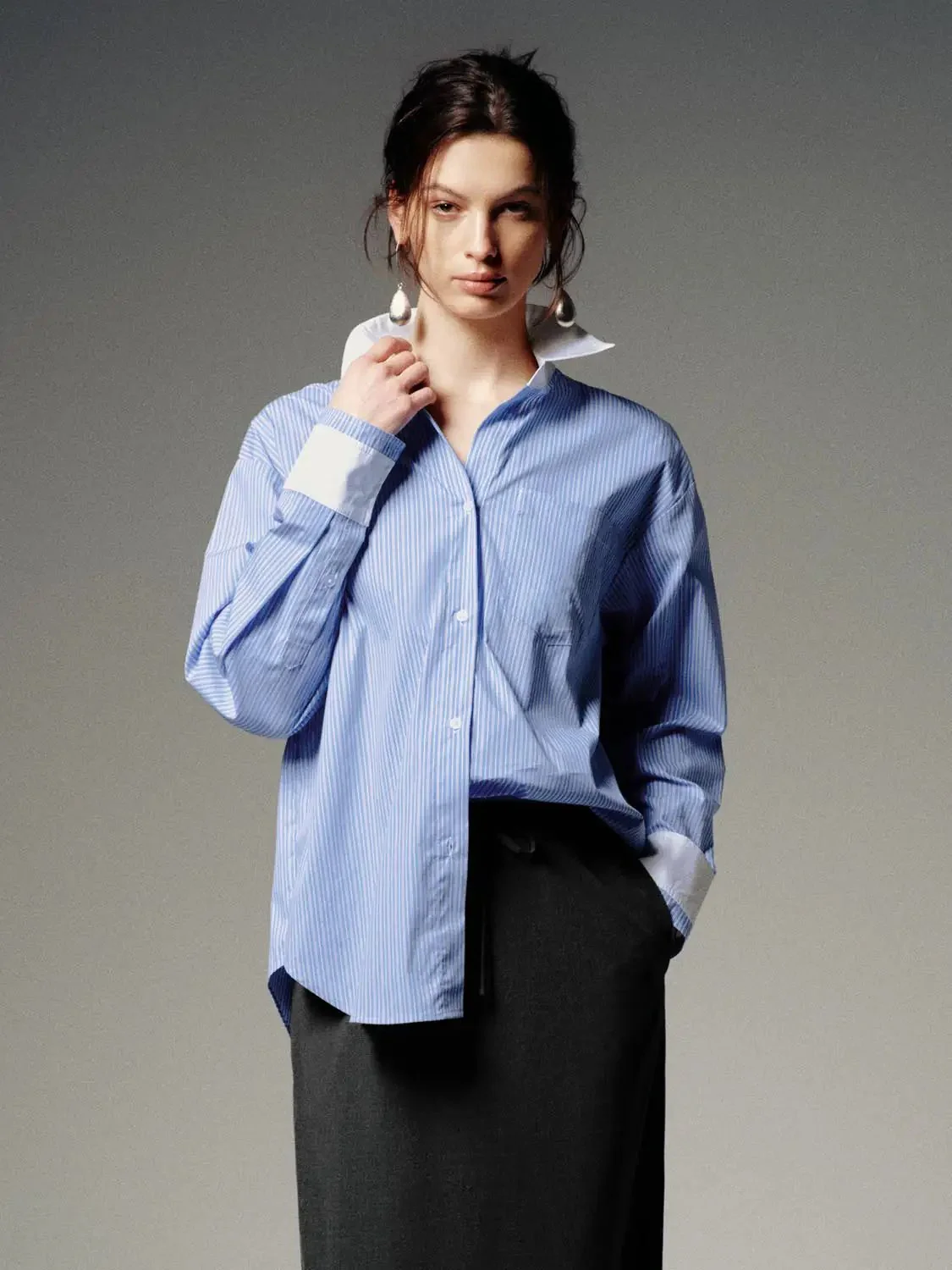 23145-contrast-trim-striped-shirts-1.webp Contrast Trim Striped Shirts