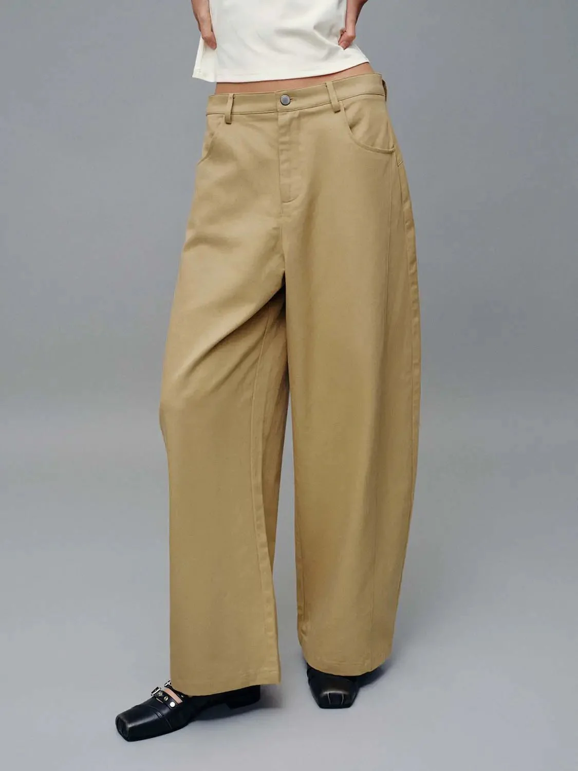 23168-embroidered-barrel-leg-cotton-lyocell-pants-9.webp Embroidered Barrel Leg Cotton Lyocell Pants