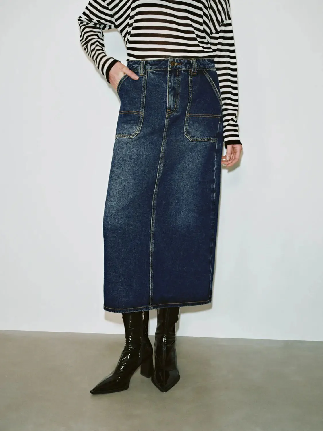 Denim Skirts