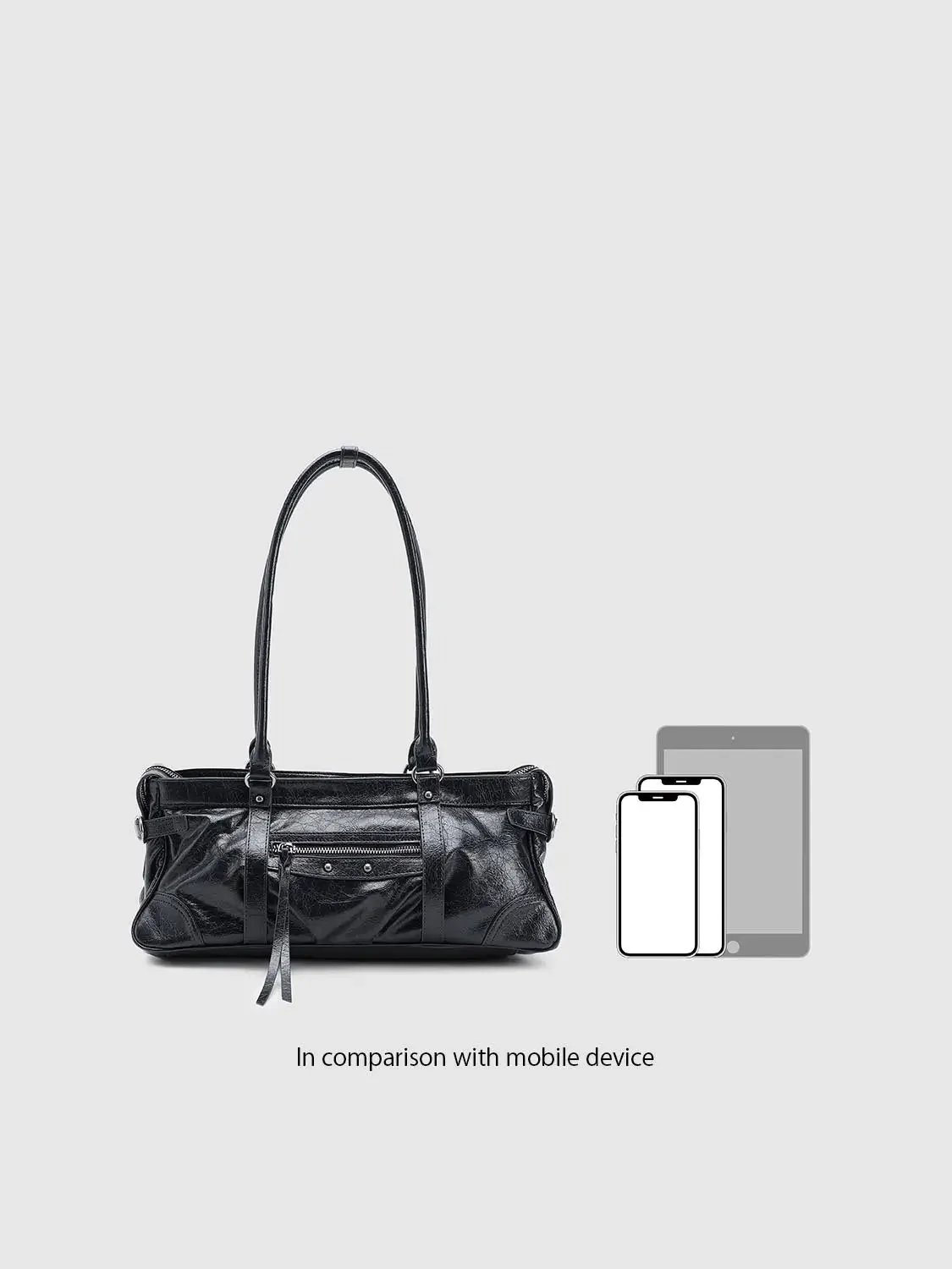 23223-faux-leather-belt-detail-shoulder-bowling-bags-7.webp Faux Leather Belt Detail Shoulder Bowling Bags