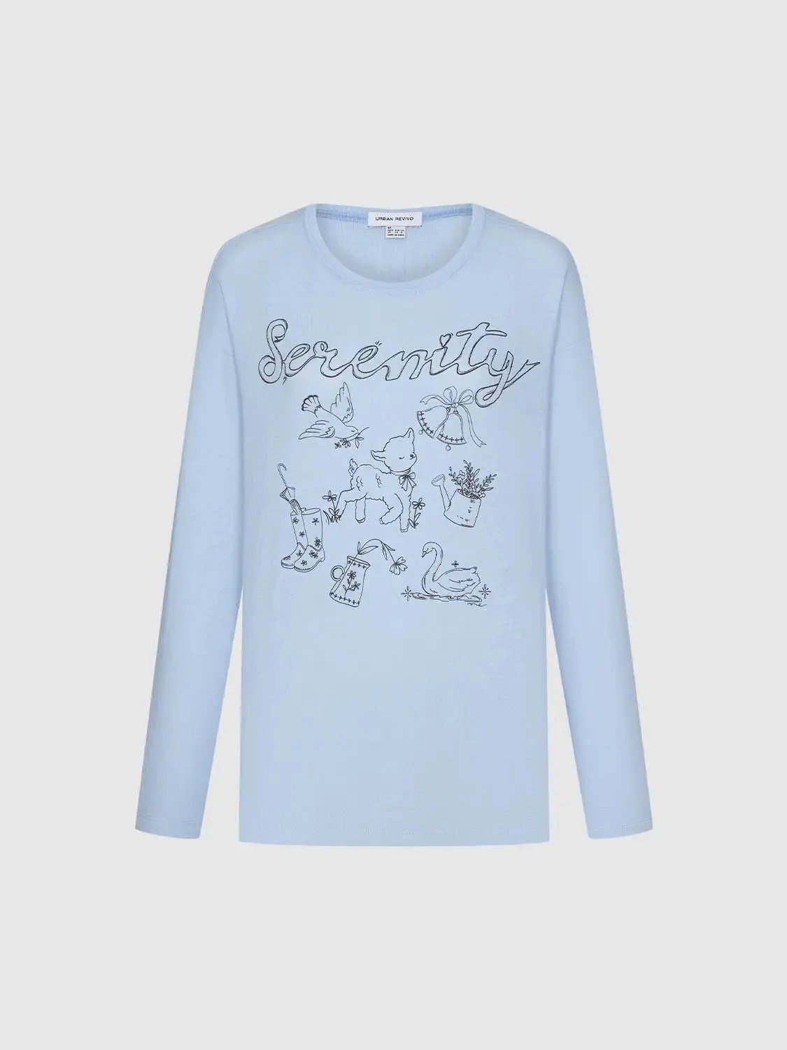 Serenity Cotton Blend Long Sleeve T Shirts