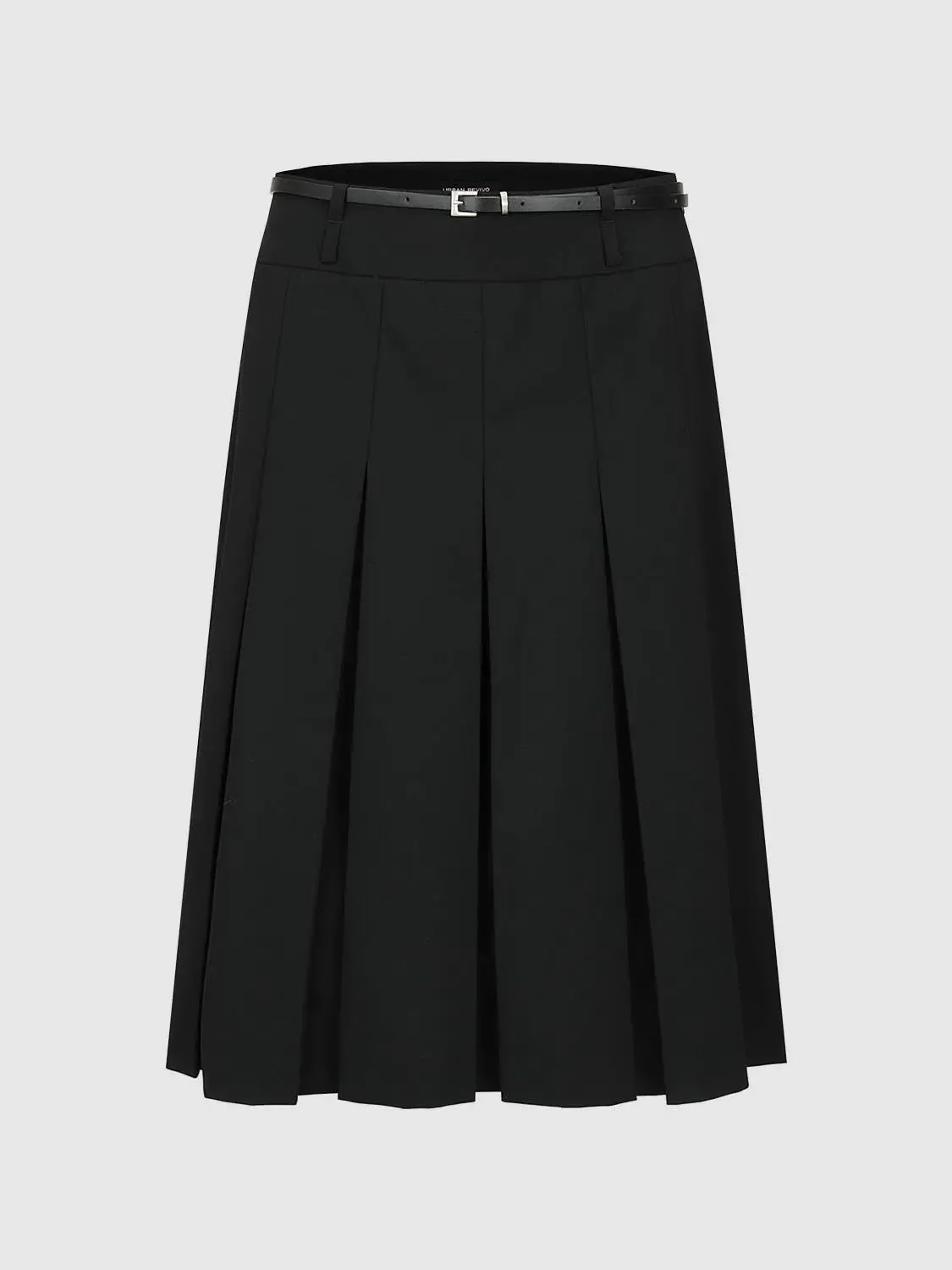 23234-belted-pleated-a-line-mini-skirts-2.webp Belted Pleated A-Line Mini Skirts