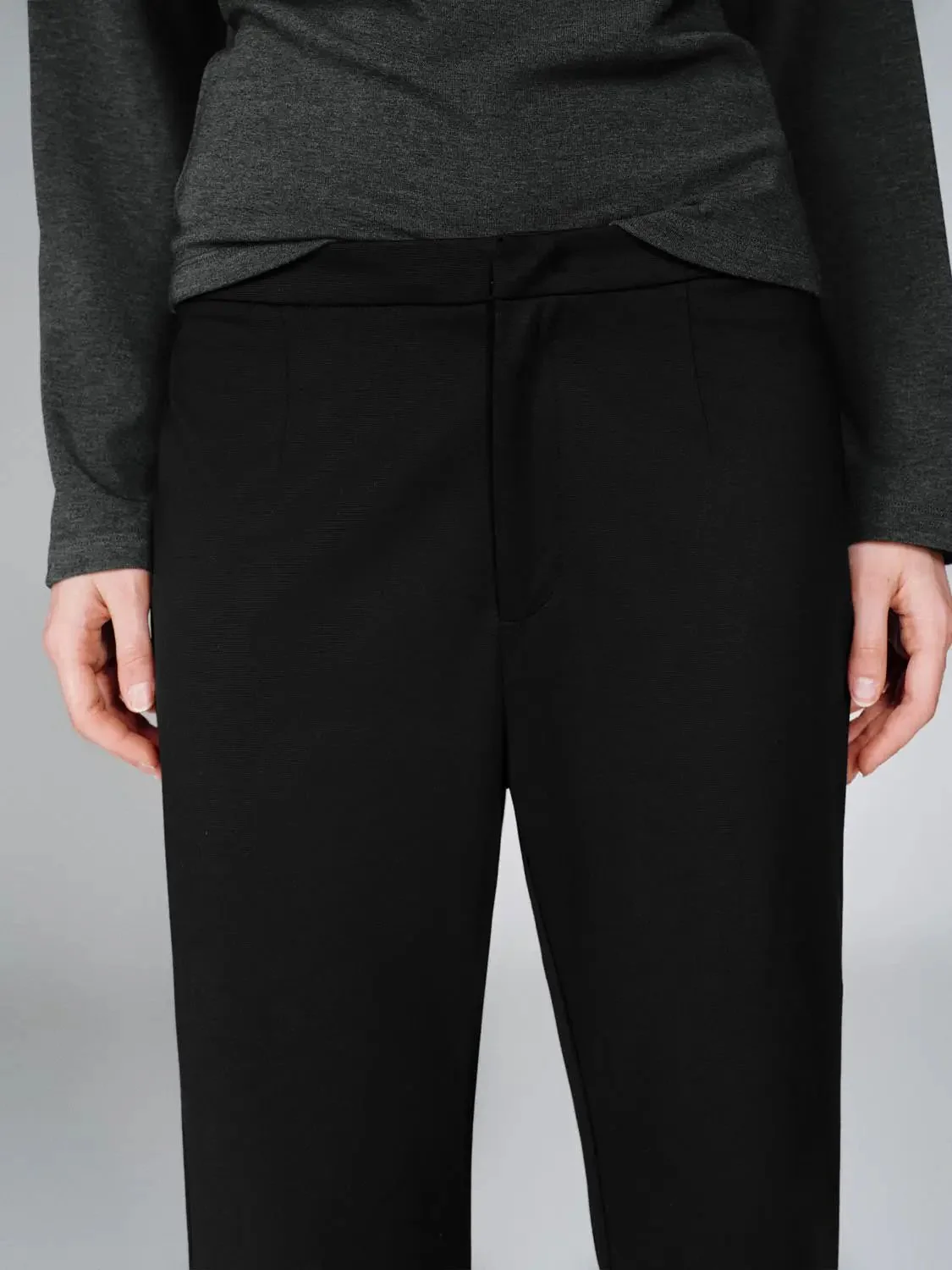 Pull On Tailored Flare Leg Pants