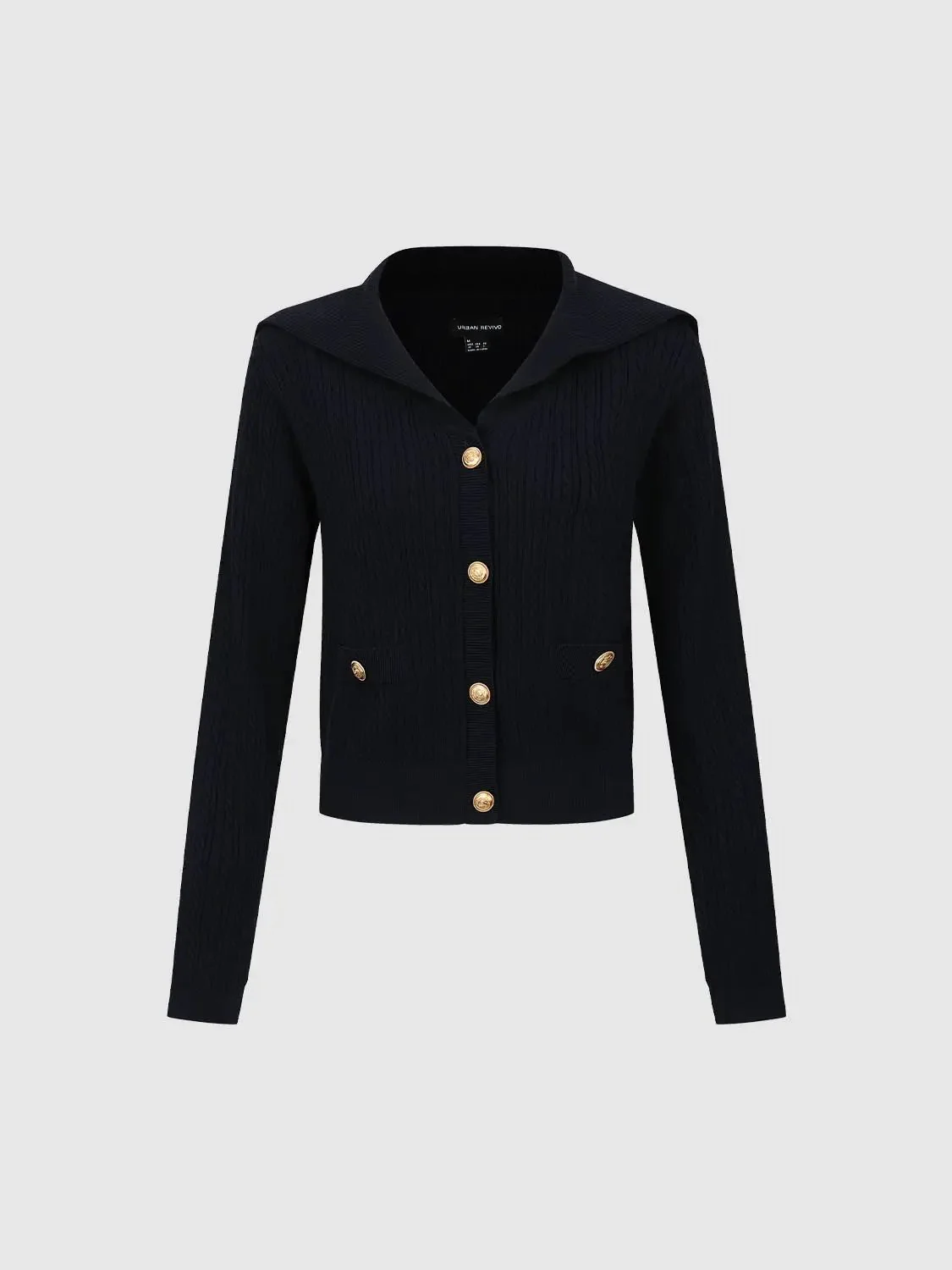 23289-sailor-collar-knitted-cardigans-1.webp Sailor Collar Knitted Cardigans
