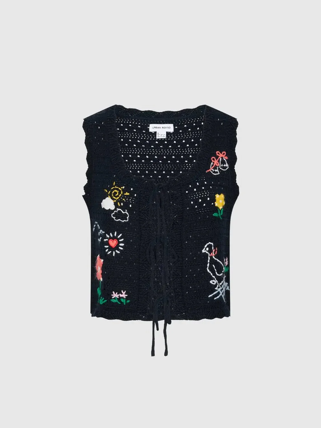 23309-tie-front-embroidered-sleeveless-knitted-cardigans-4.webp Tie Front Embroidered Sleeveless Knitted Cardigans