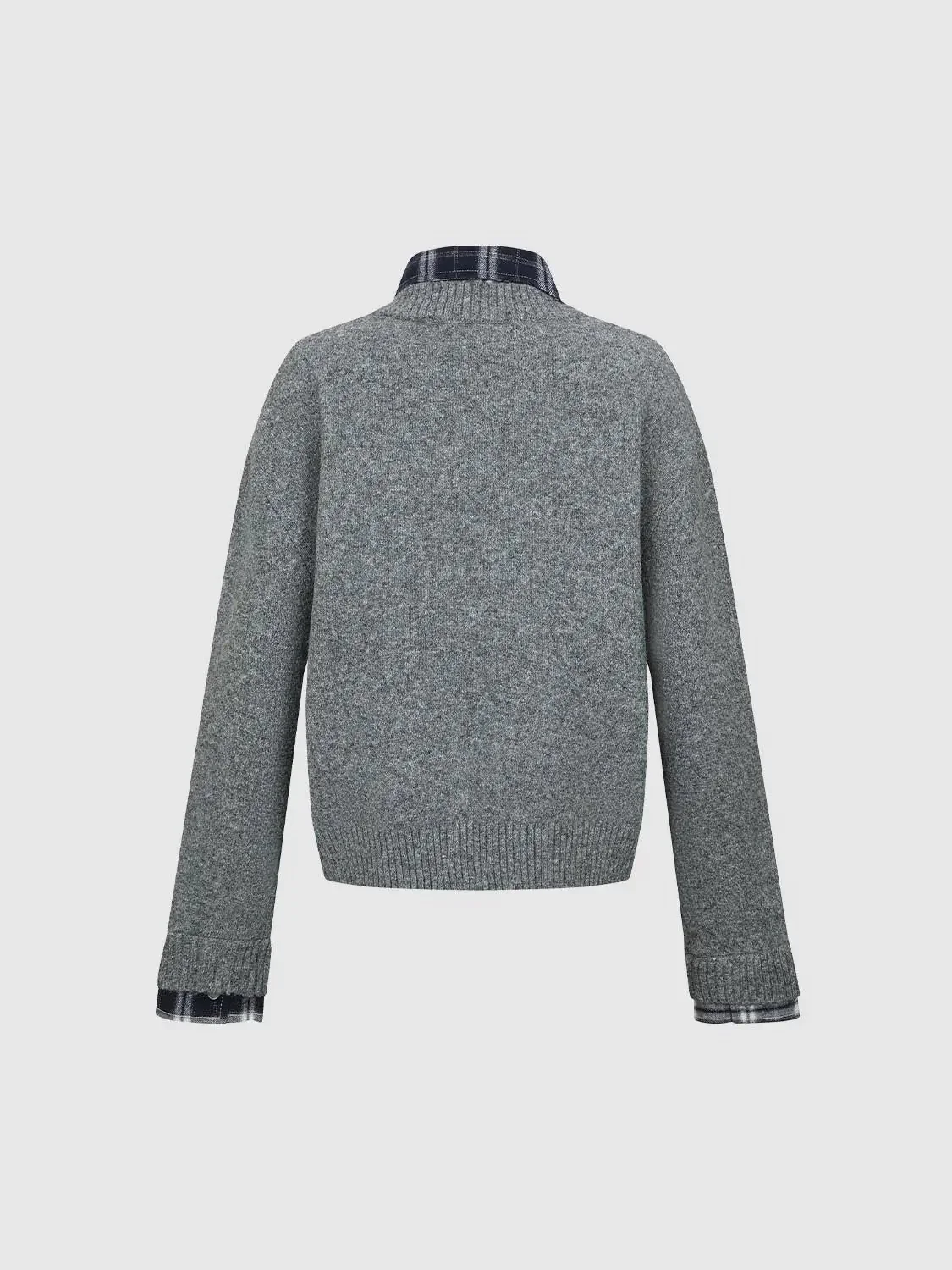 23384-wool-blend-two-in-one-check-collar-knit-shirt-2.webp Wool Blend Two In One Check Collar Knit Shirt