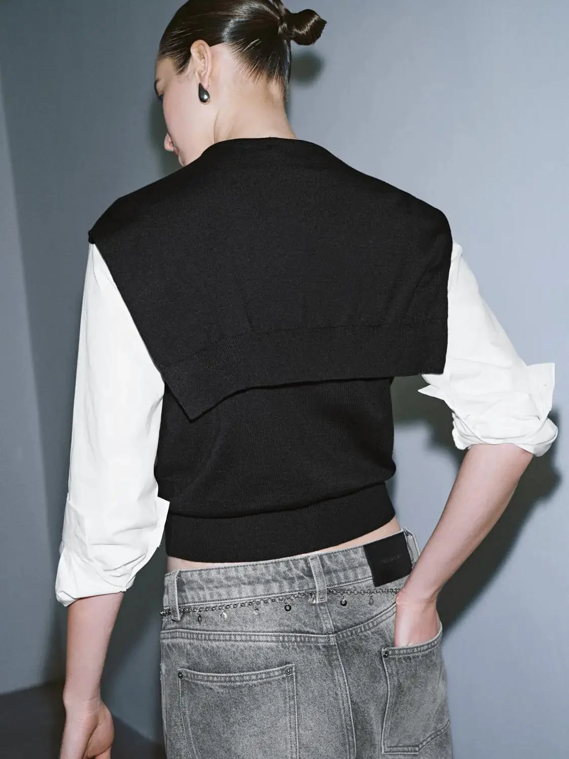 23414-contrast-knit-with-scarf-detail-long-sleeve-top-11.webp Contrast Knit With Scarf Detail Long Sleeve Top